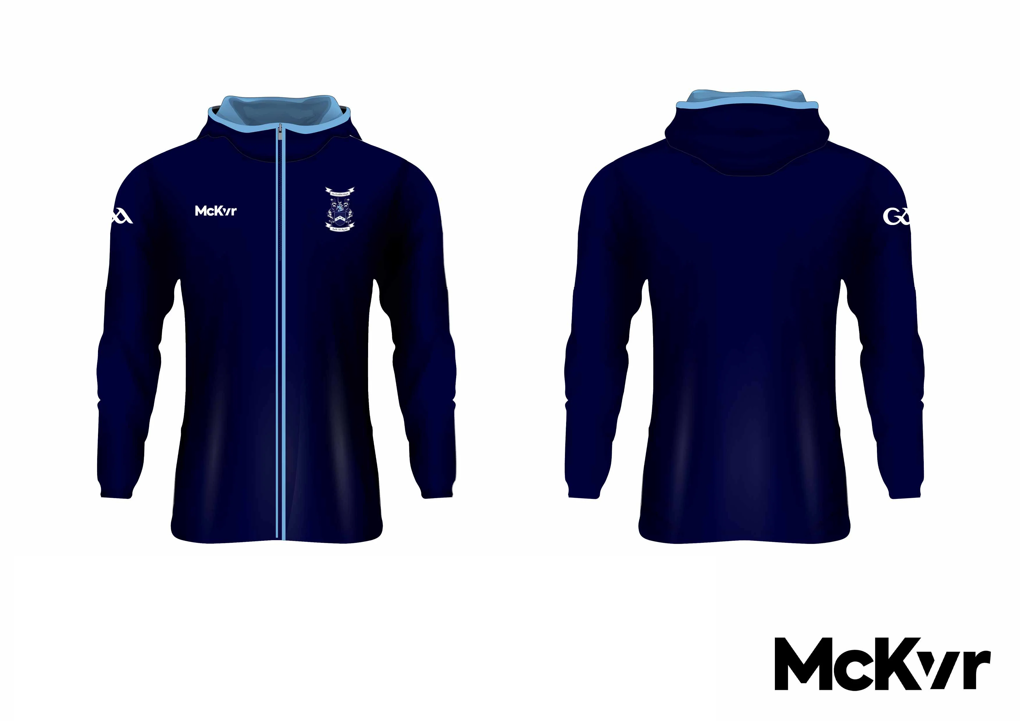 Ballyhegan Davitts McKvr Full Zip Hoodie - GAA