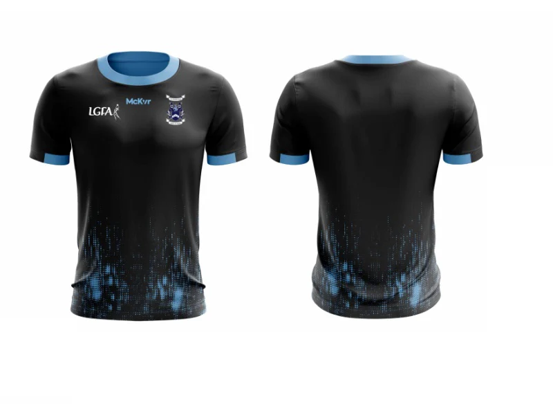 Ballyhegan Davitts GAC McKvr Training Jersey Glitch - LGFA