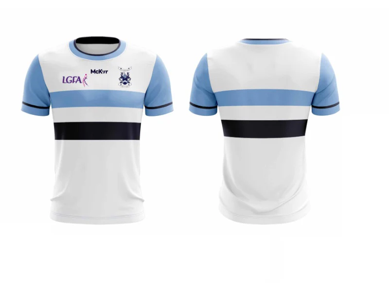Ballyhegan Davitts GAC McKvr Training Jersey White LGFA