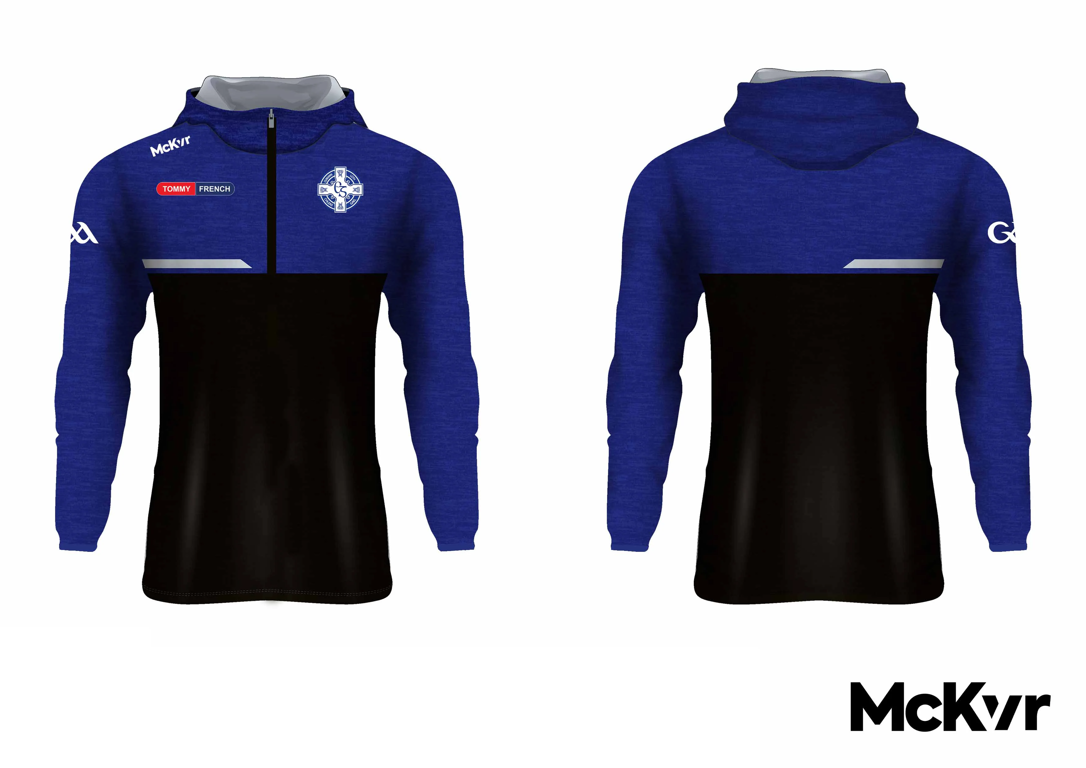 Clan Na Gael McKvr Quarter Zip Hoodie GAA - Youth