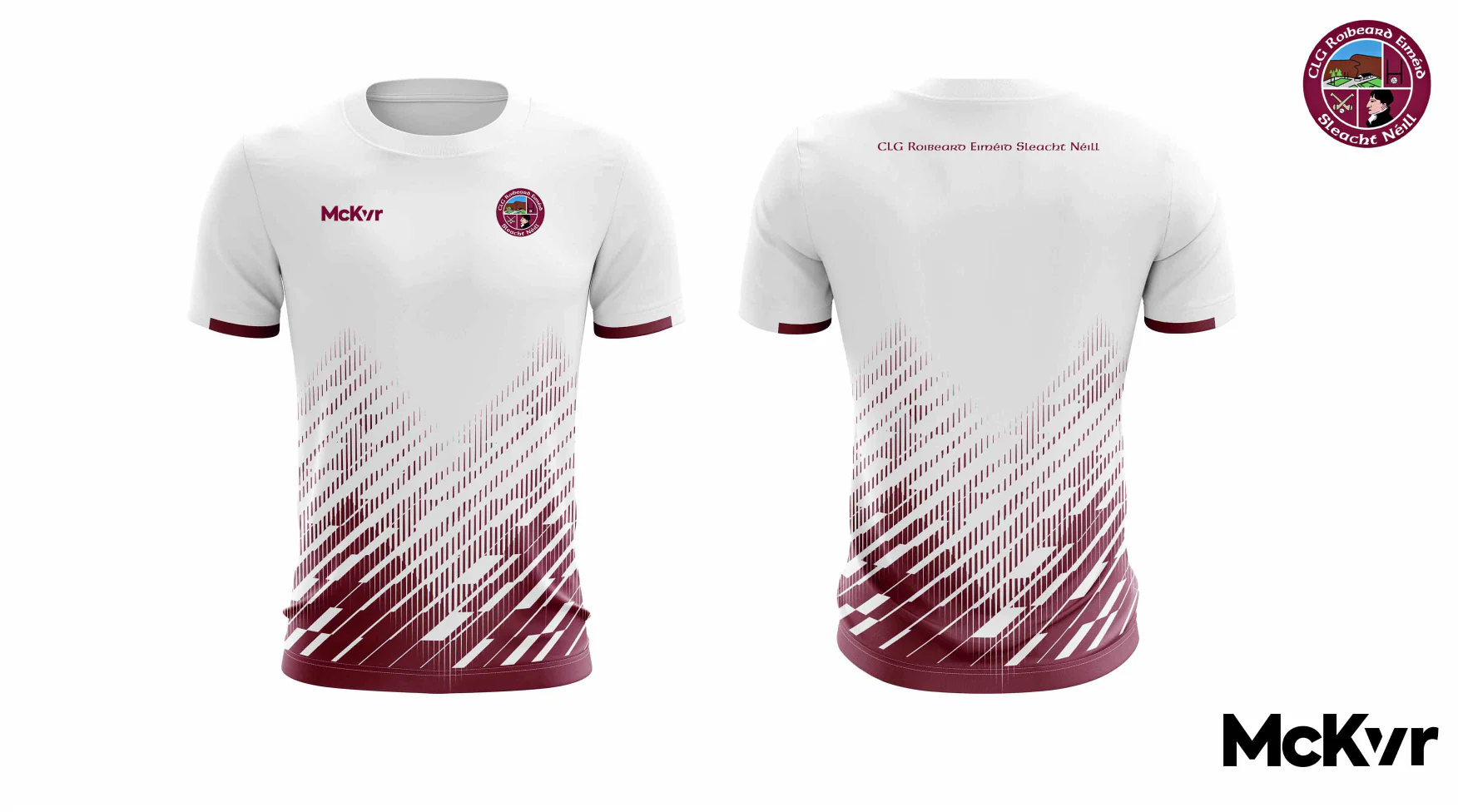 CLG Roibeard Eiméid, Sleacht Néill Training McKvr Jersey - White