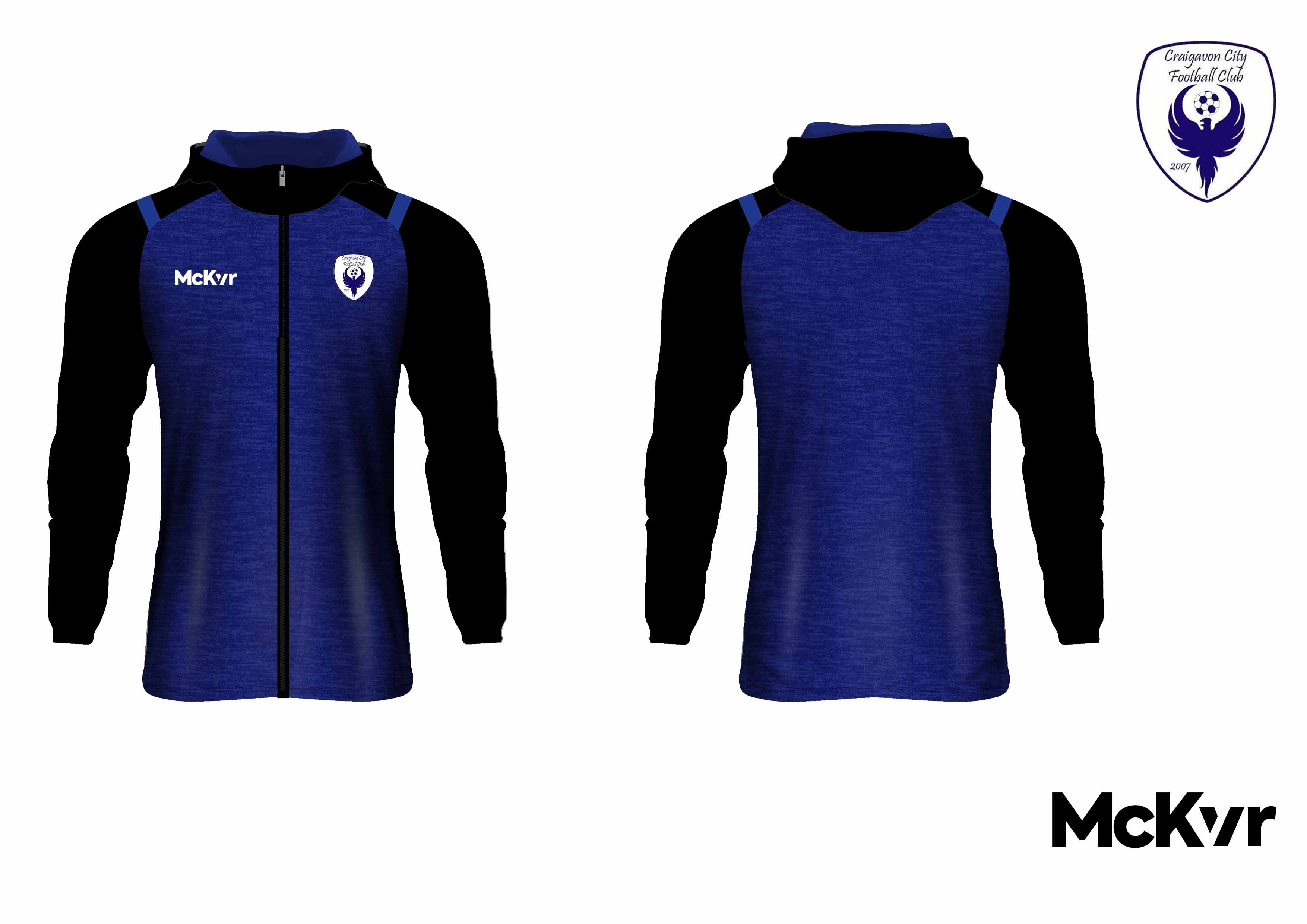 Craigavon City McKvr Full Zip Hoodie