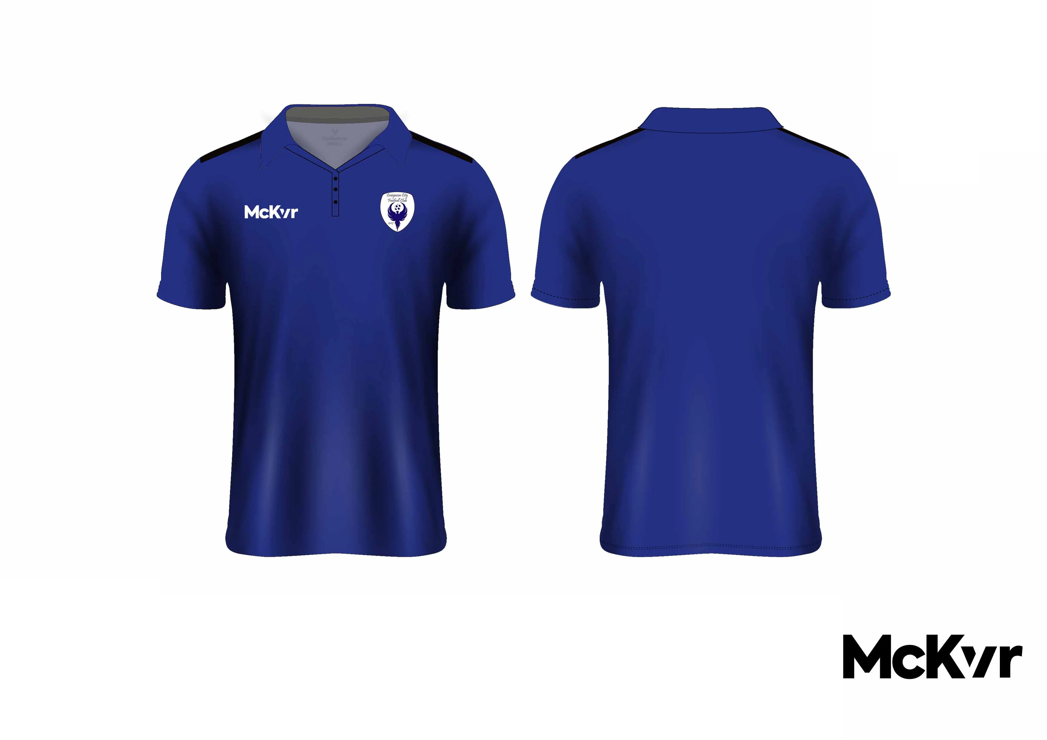 Craigavon City McKvr Polo Top - Blue - Image 2