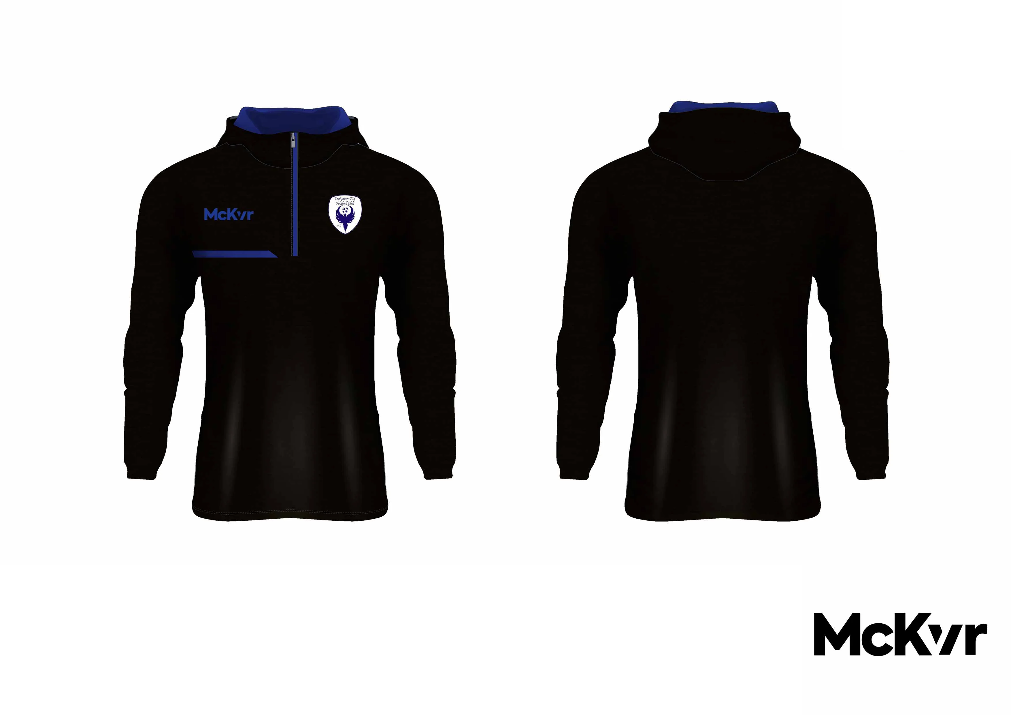 Craigavon City McKvr Quarter Zip Hoodie - Image 2