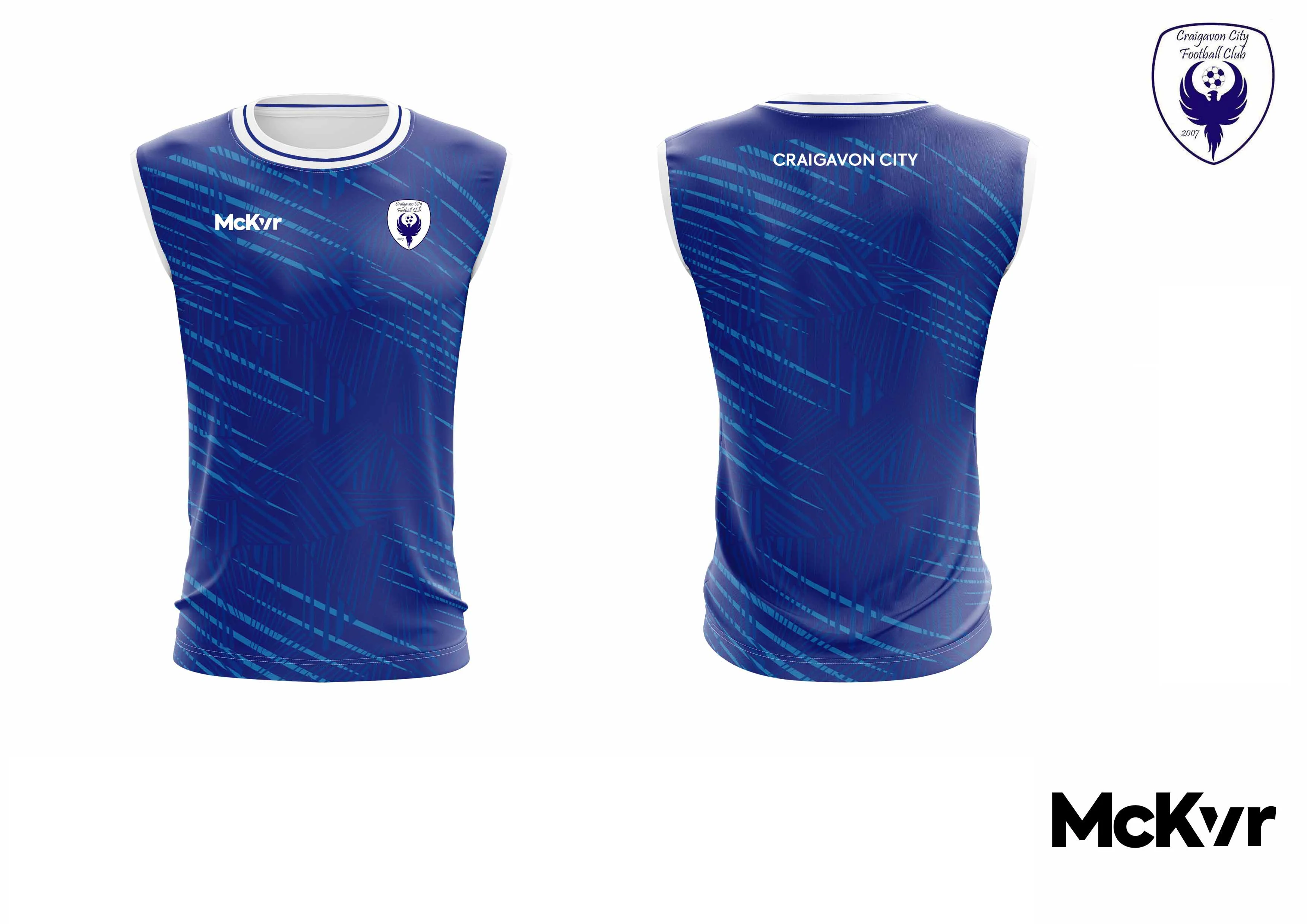 Craigavon City McKvr Vest - Blue
