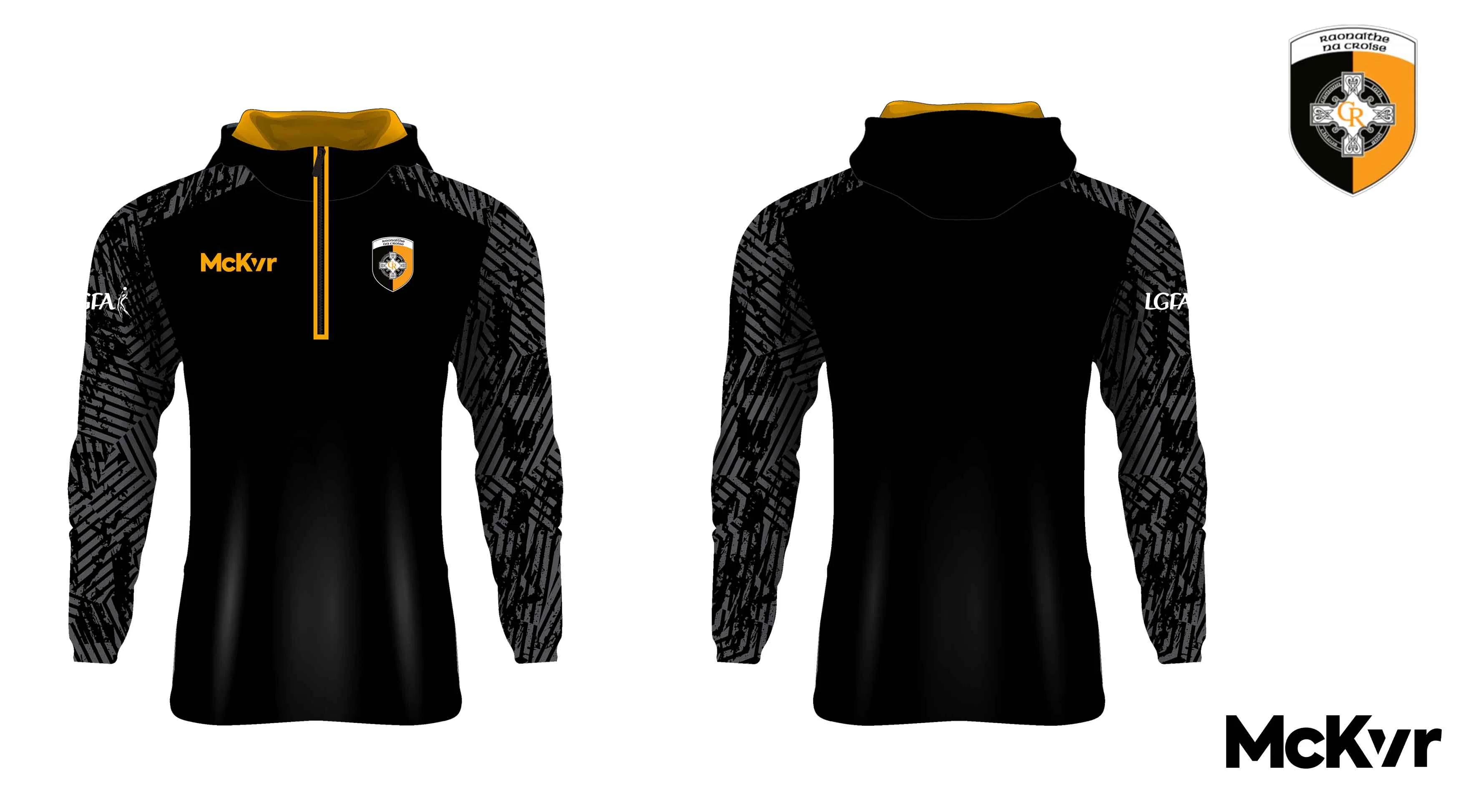 Crossmaglen GAC McKvr Boost Plus Quarter Zip Hoodie - LGFA