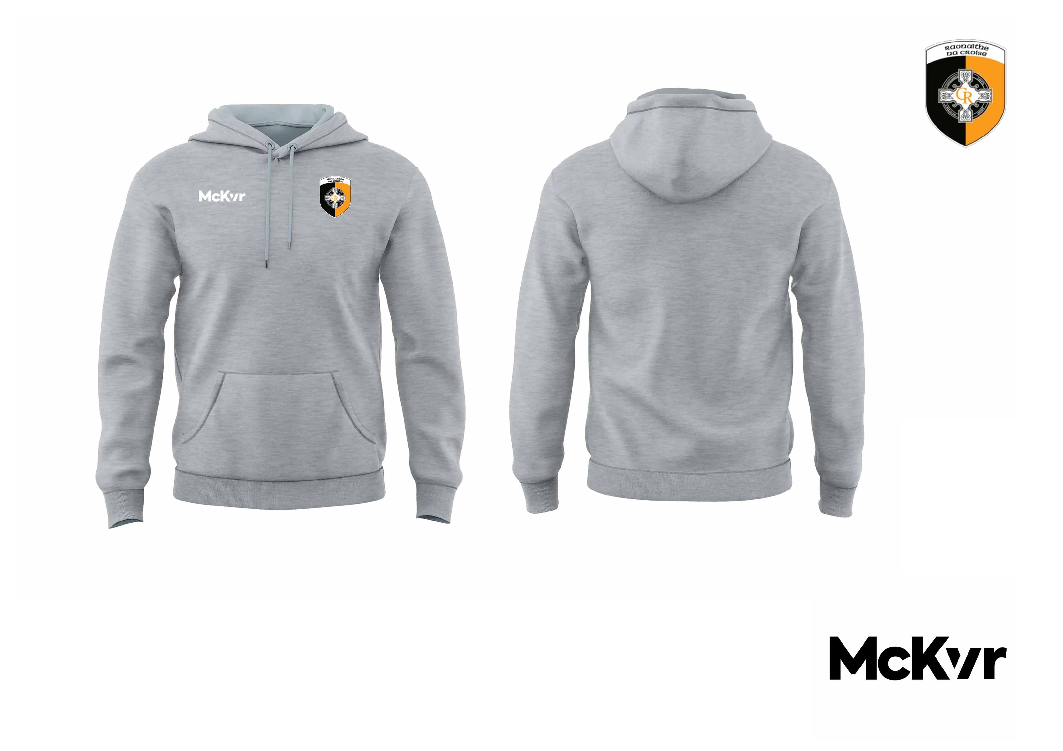Crossmaglen GAC McKvr Pullover Hoodie - Grey