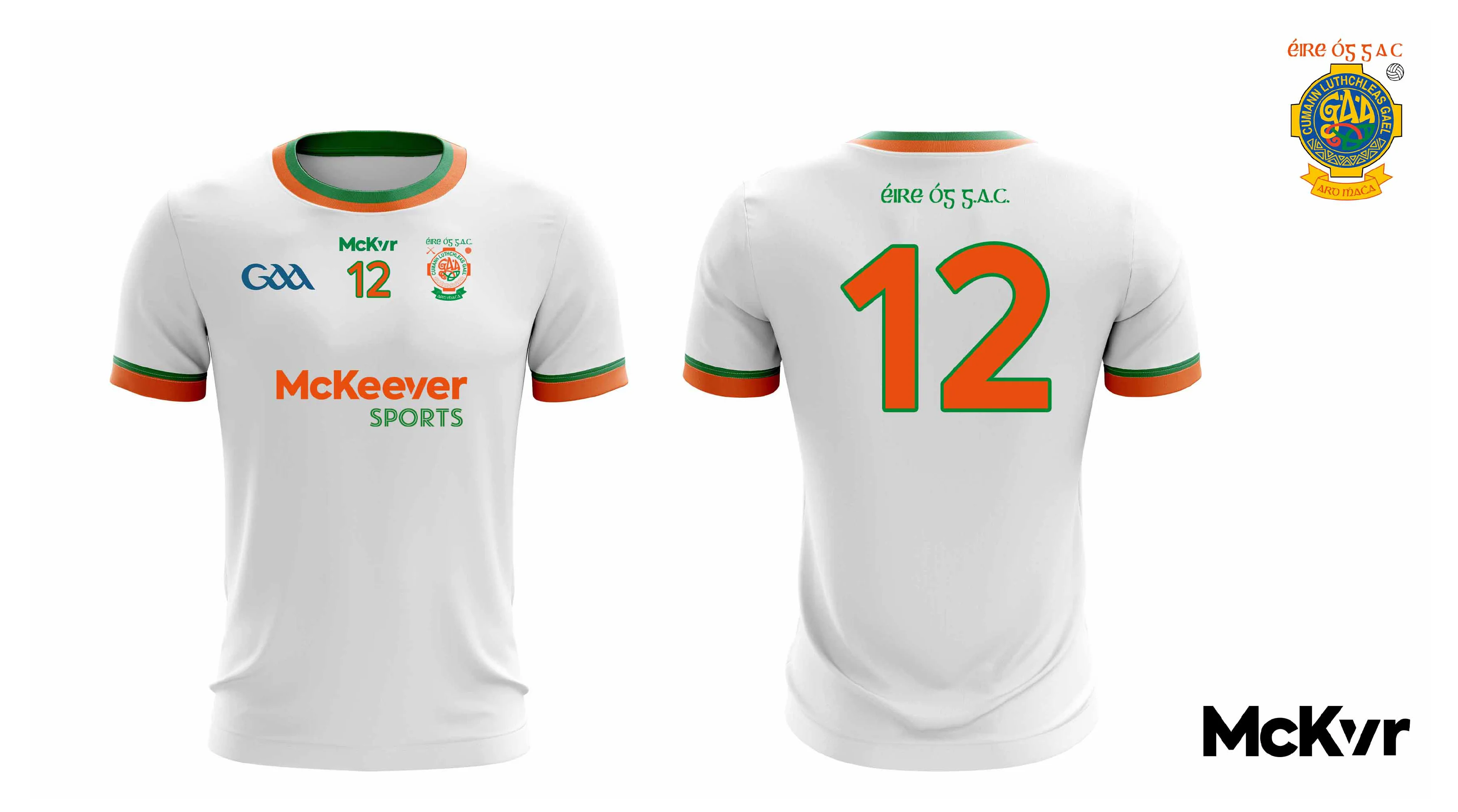Eire og GAC McKvr Away Goalkeepers Jersey