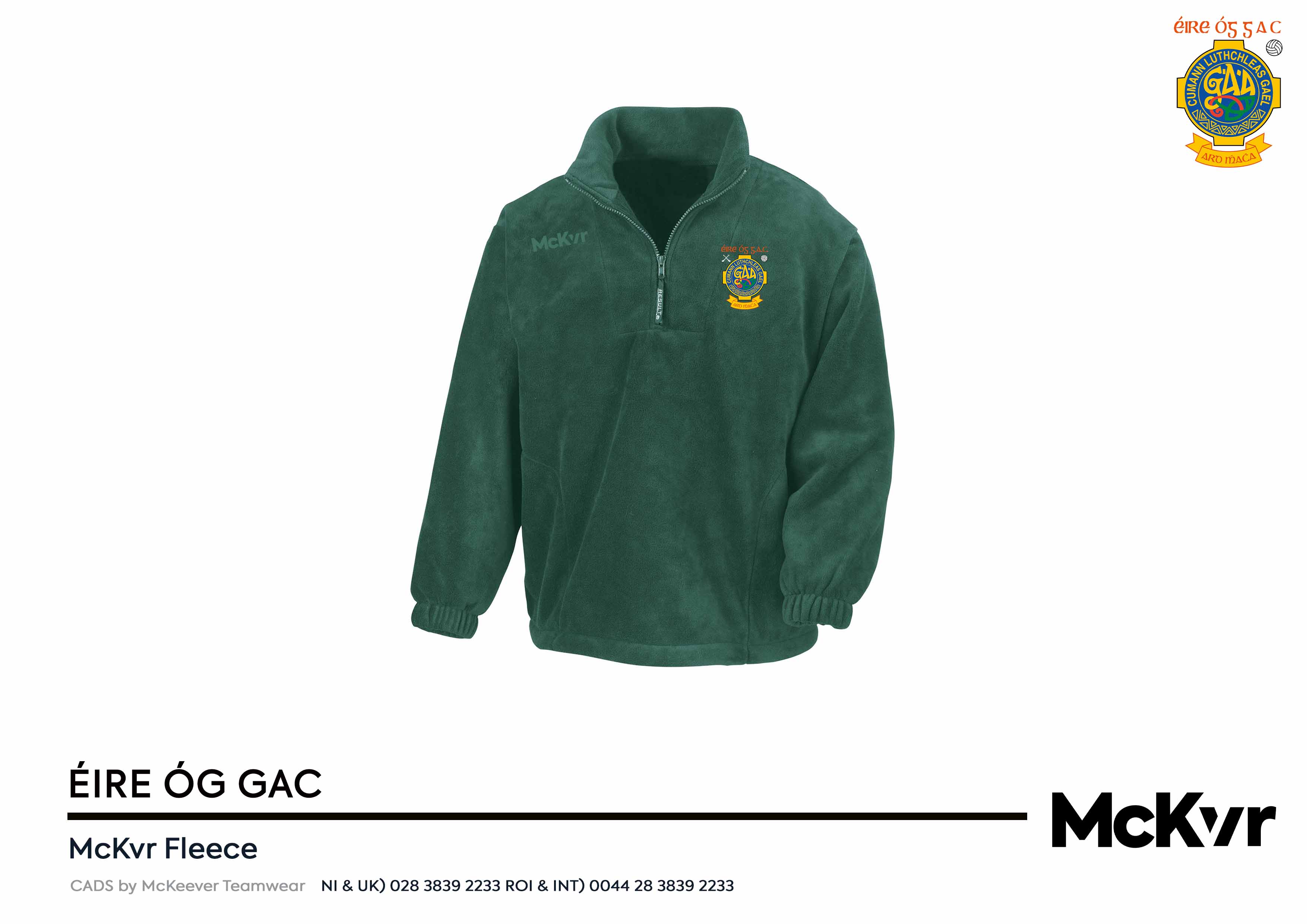 Éire Óg GAC  McKvr Fleece