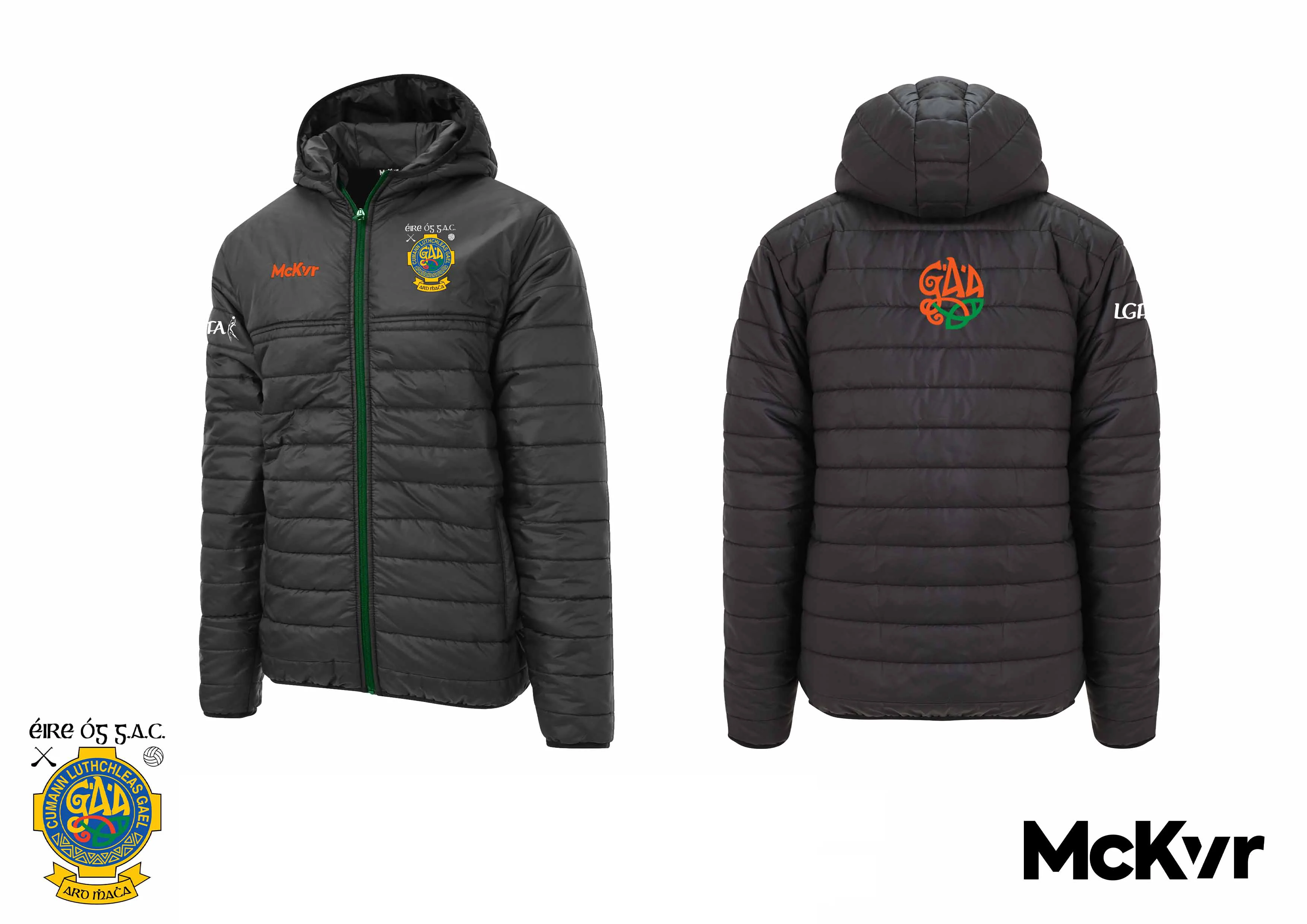 Éire Óg GAC  McKvr Puffa Jacket - LGFA