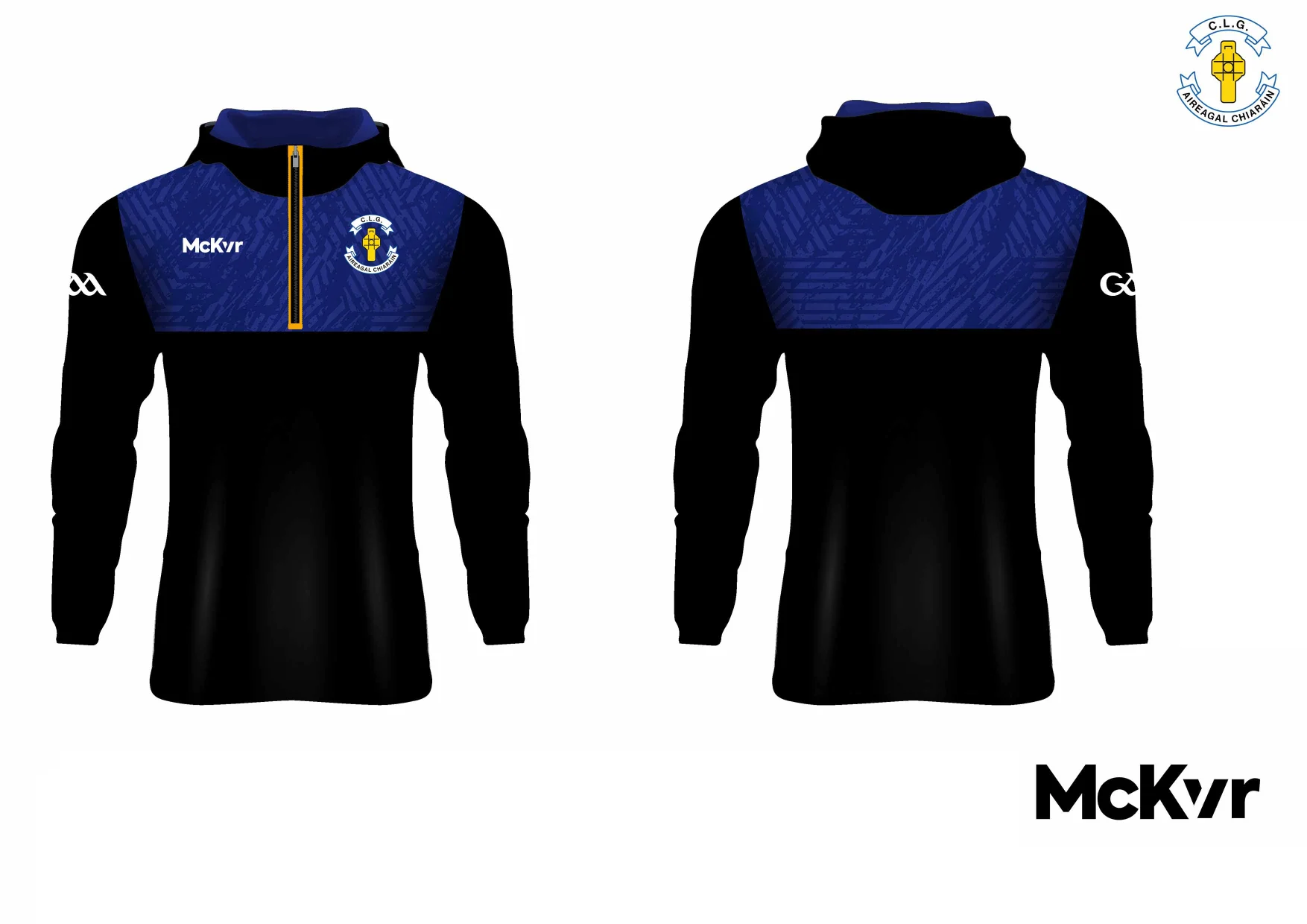 Errigal Ciaran McKvr GAA Boost Plus Quarter Zip Hoodie