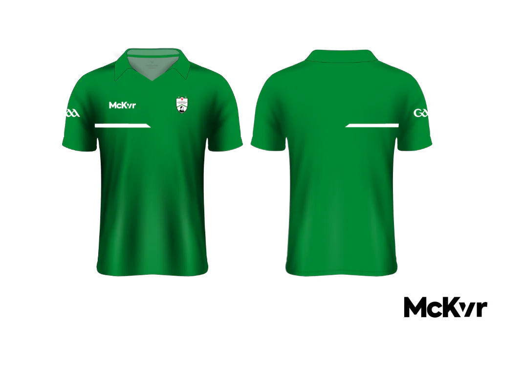 Fintona Pearses McKvr Speed Polo Top - Green - GAA