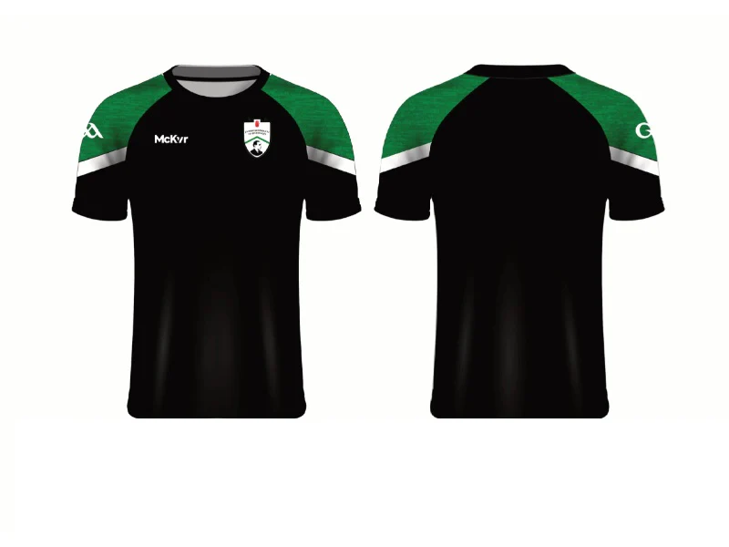 Fintona Pearses McKvr Tee Shirt Black - GAA