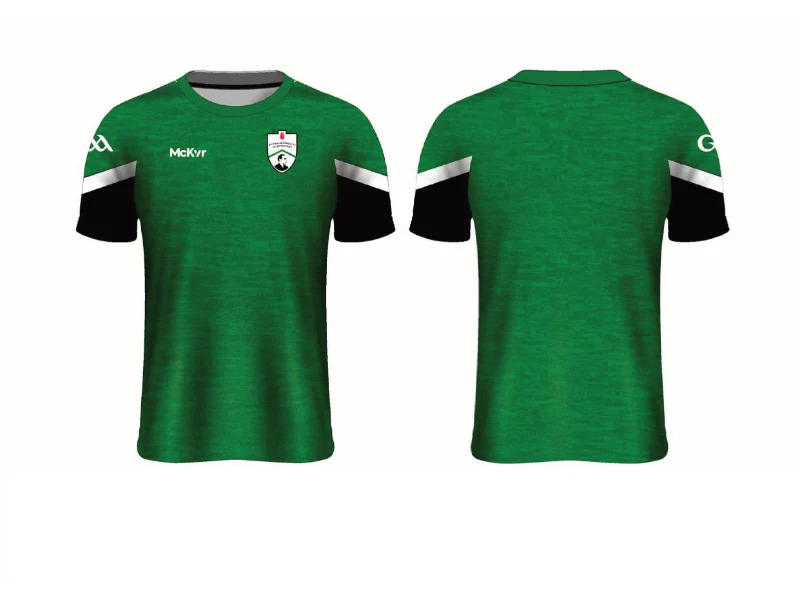 Fintona Pearses McKvr Tee Shirt Green - GAA