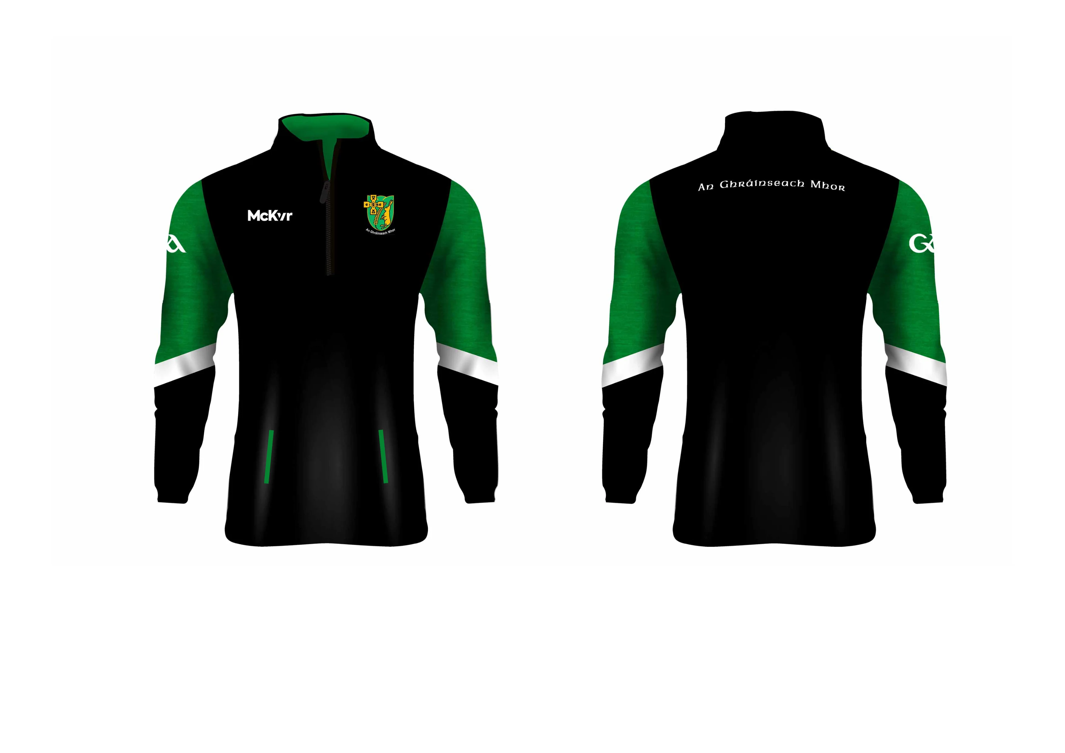 Granemore GFC McKvr Quarter Zip - Black