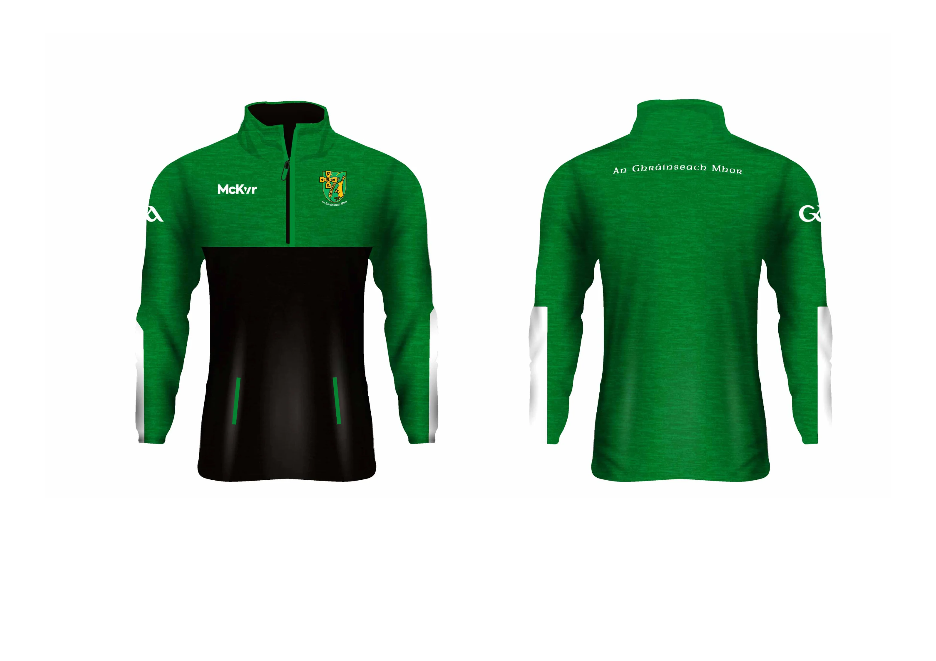Granemore GFC McKvr Quarter Zip - Green