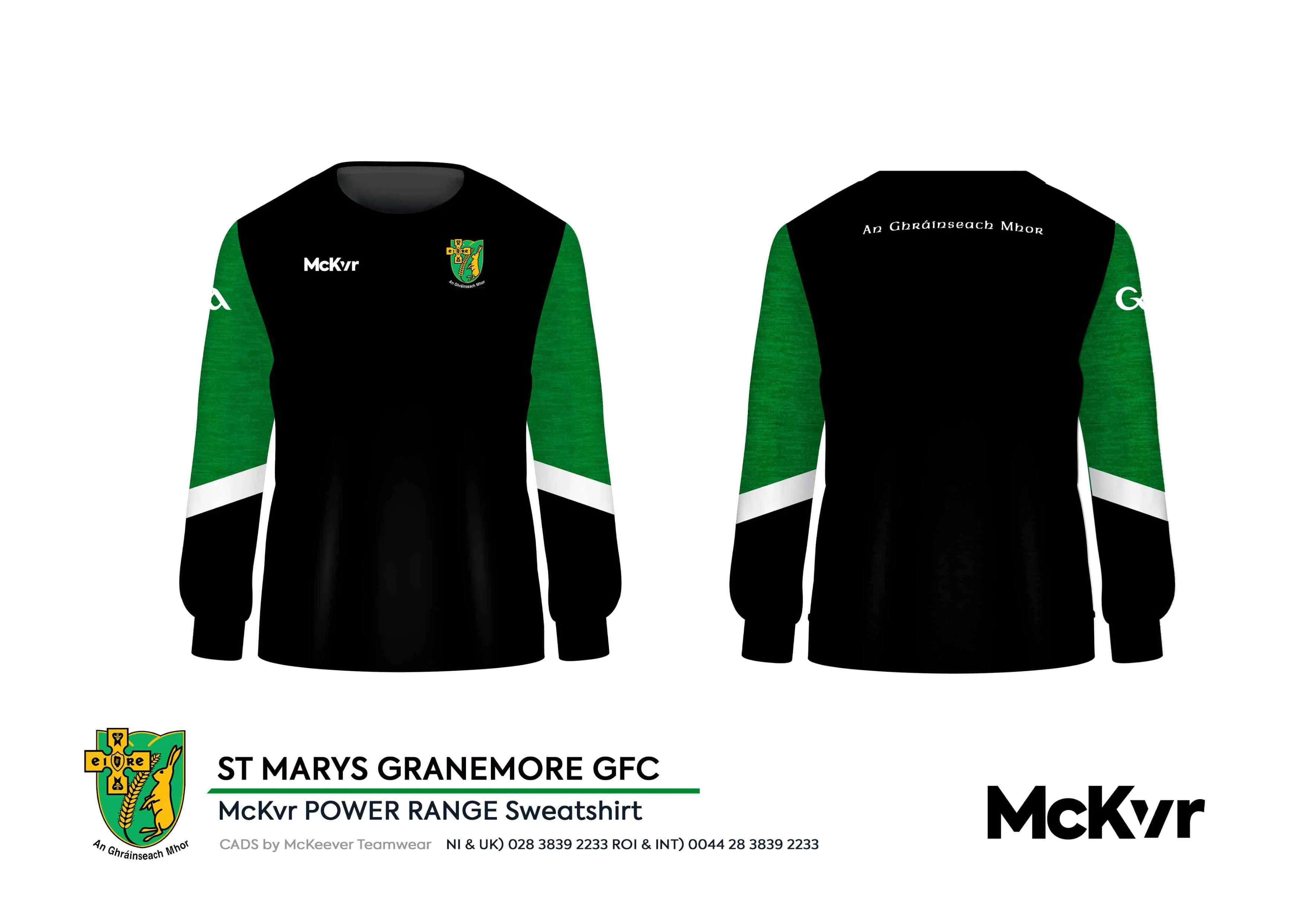 Granemore GFC McKvr Sweat Black - Youth