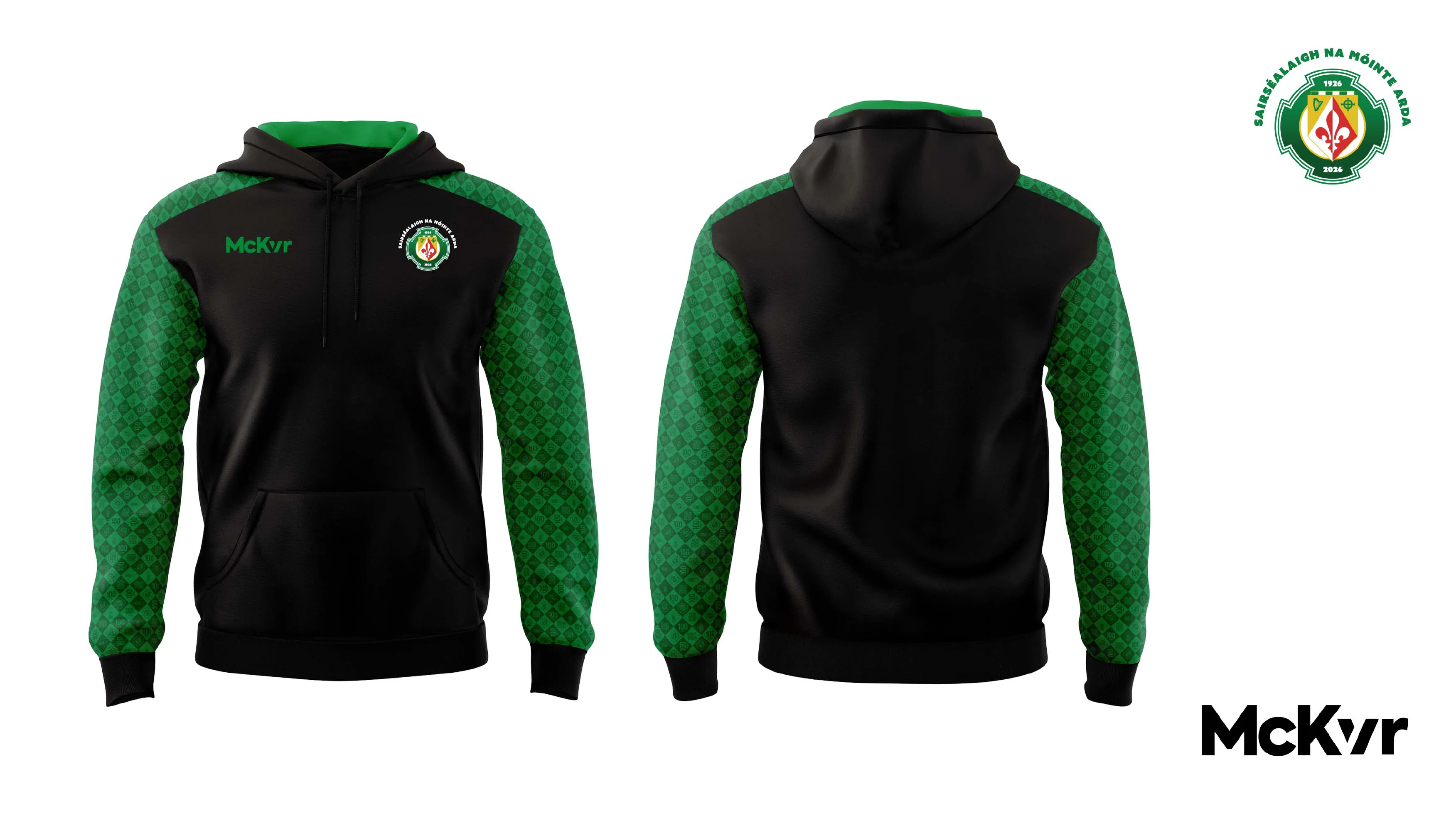 Highmoss Sarsfields McKvr Pullover Hoodie - Green