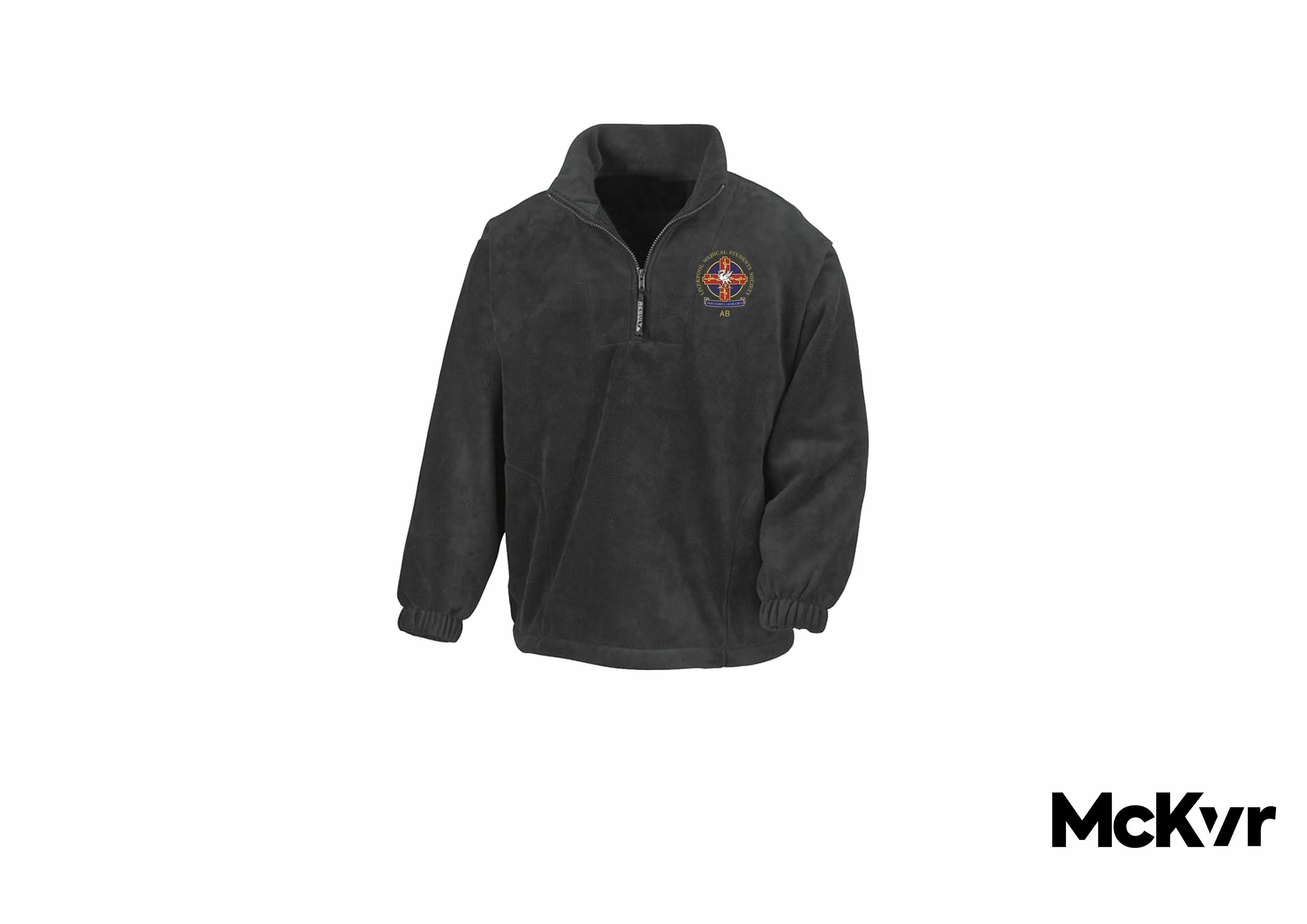 LMSS McKvr Quarter Zip - Black - Image 2