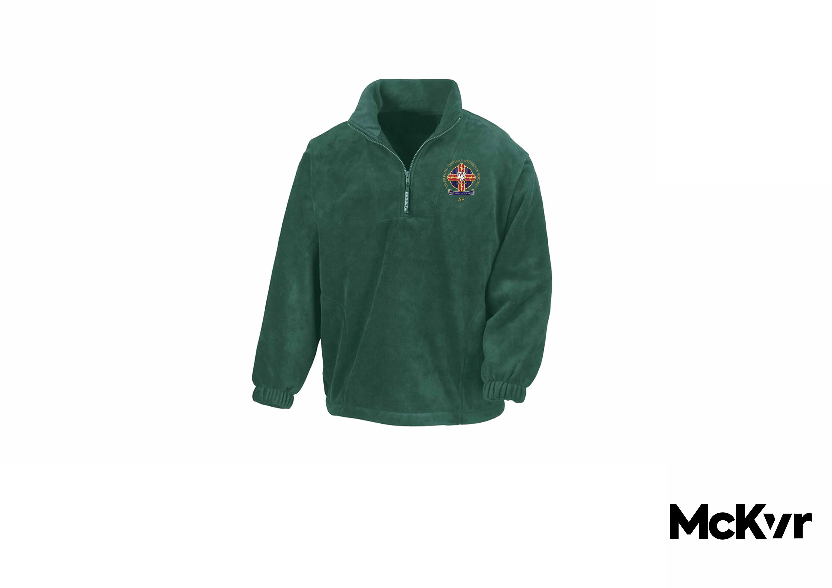 LMSS McKvr Quarter Zip - Green - Image 4
