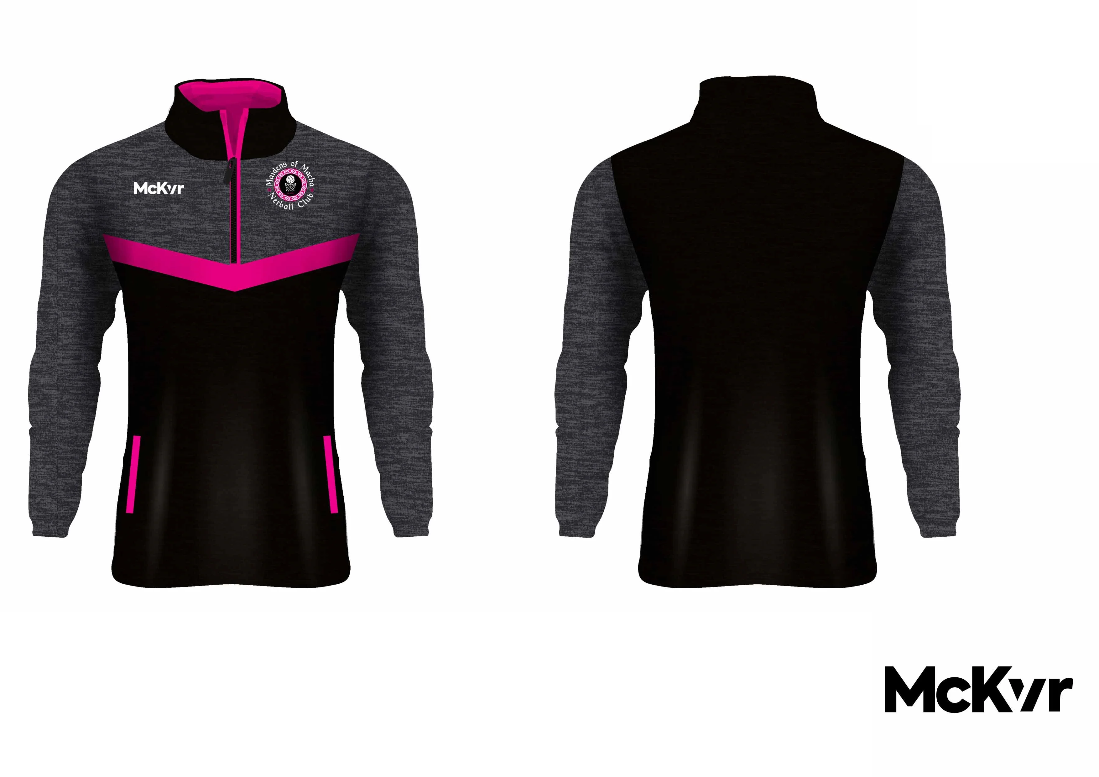 Maidens of Macha Netball McKvr Quarter Zip