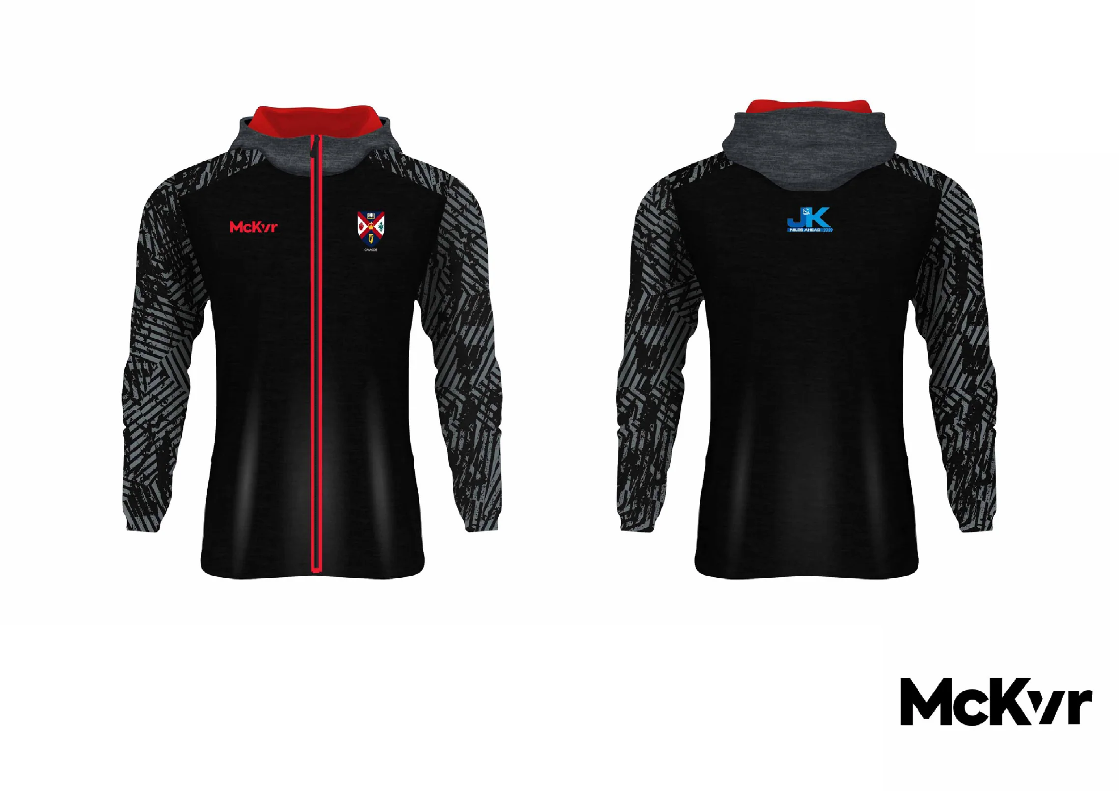 QUB Camogie McKvr Full Zip Hoodie