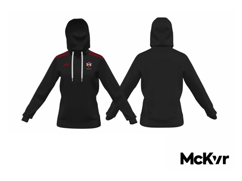 QUB Football Adidas Hoodie - Womens