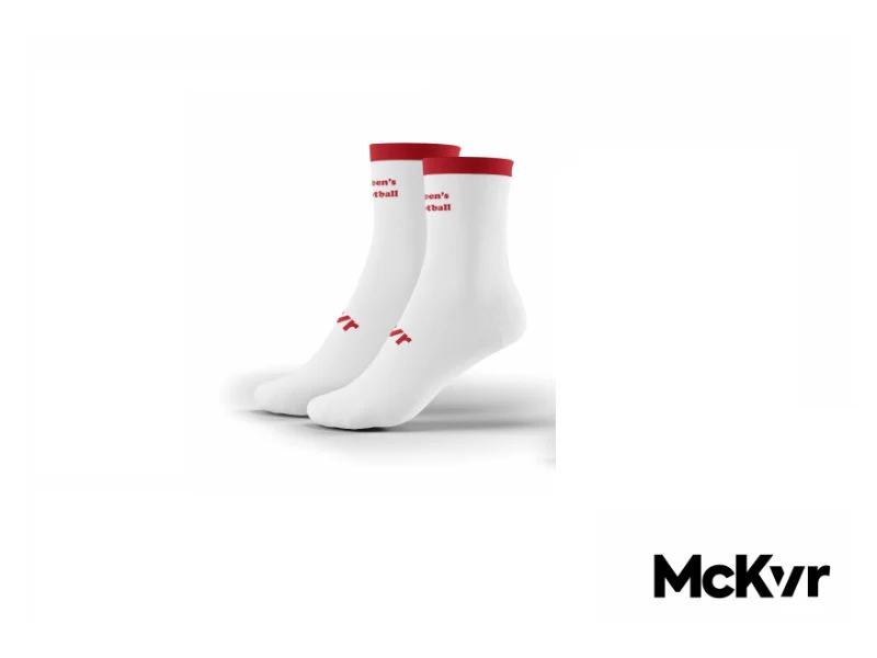 QUB Hockey McKvr Socks White