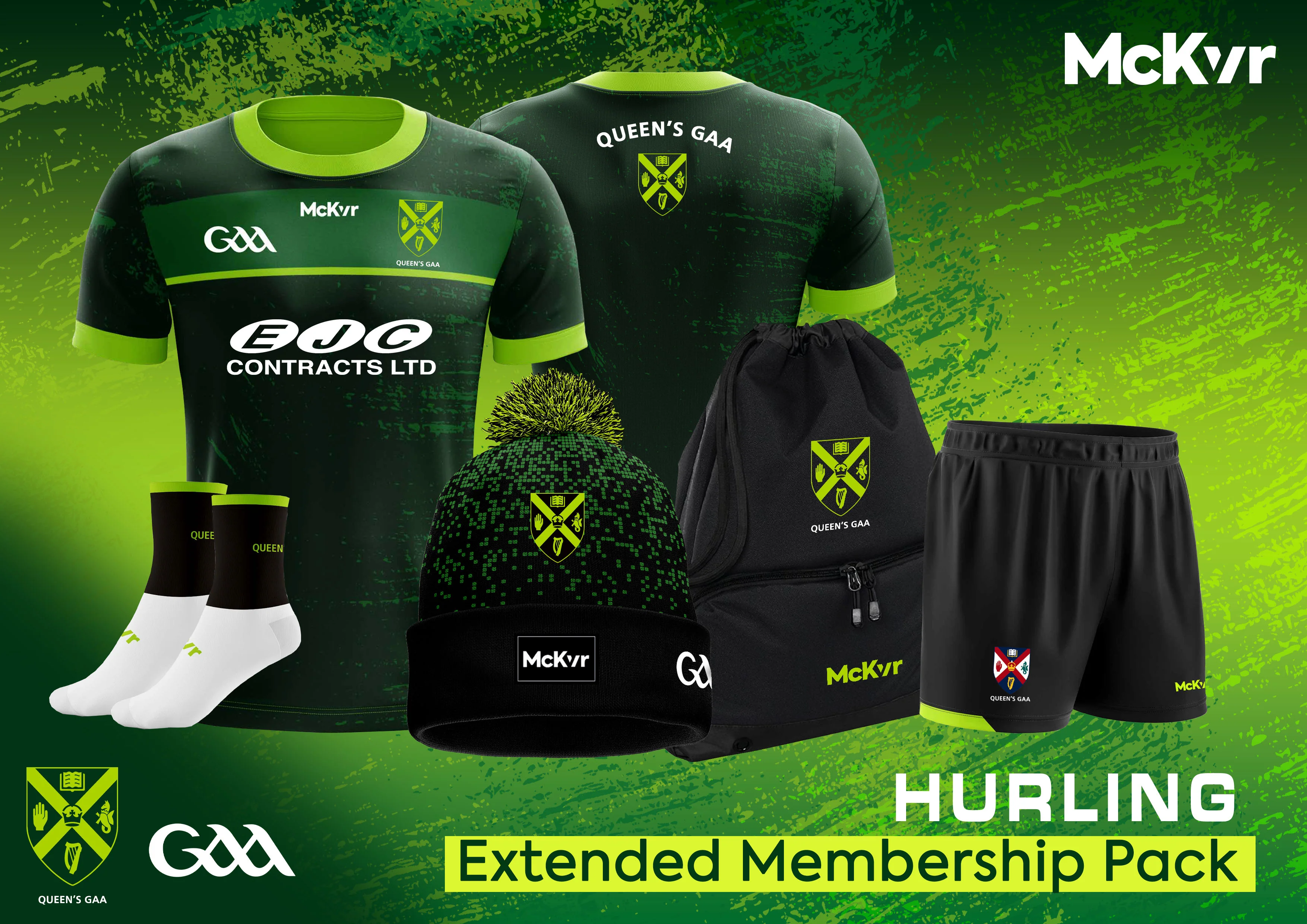 QUB Hurling Extended Pack - Adult