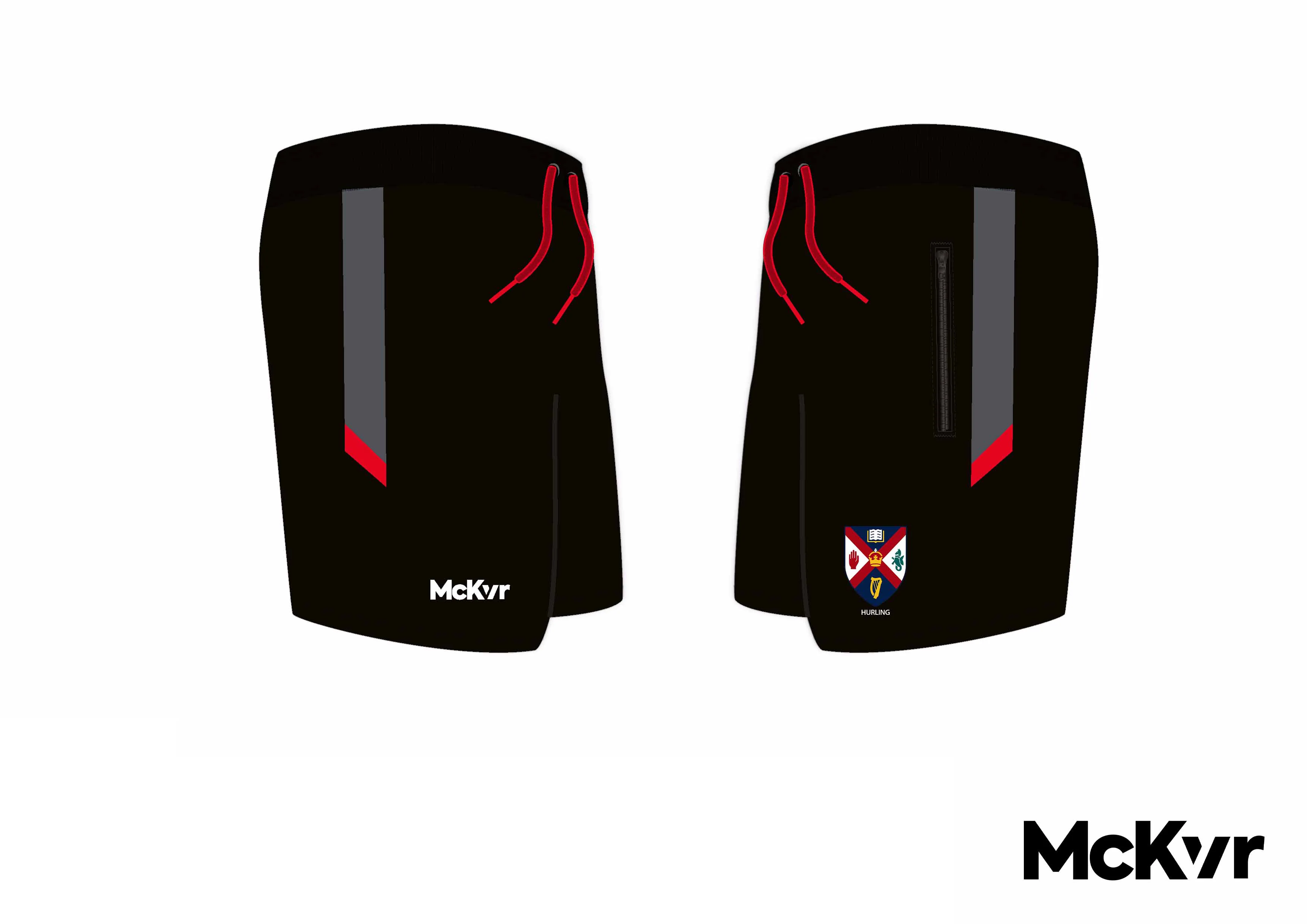QUB Hurling McKvr Leisure Short - Mens