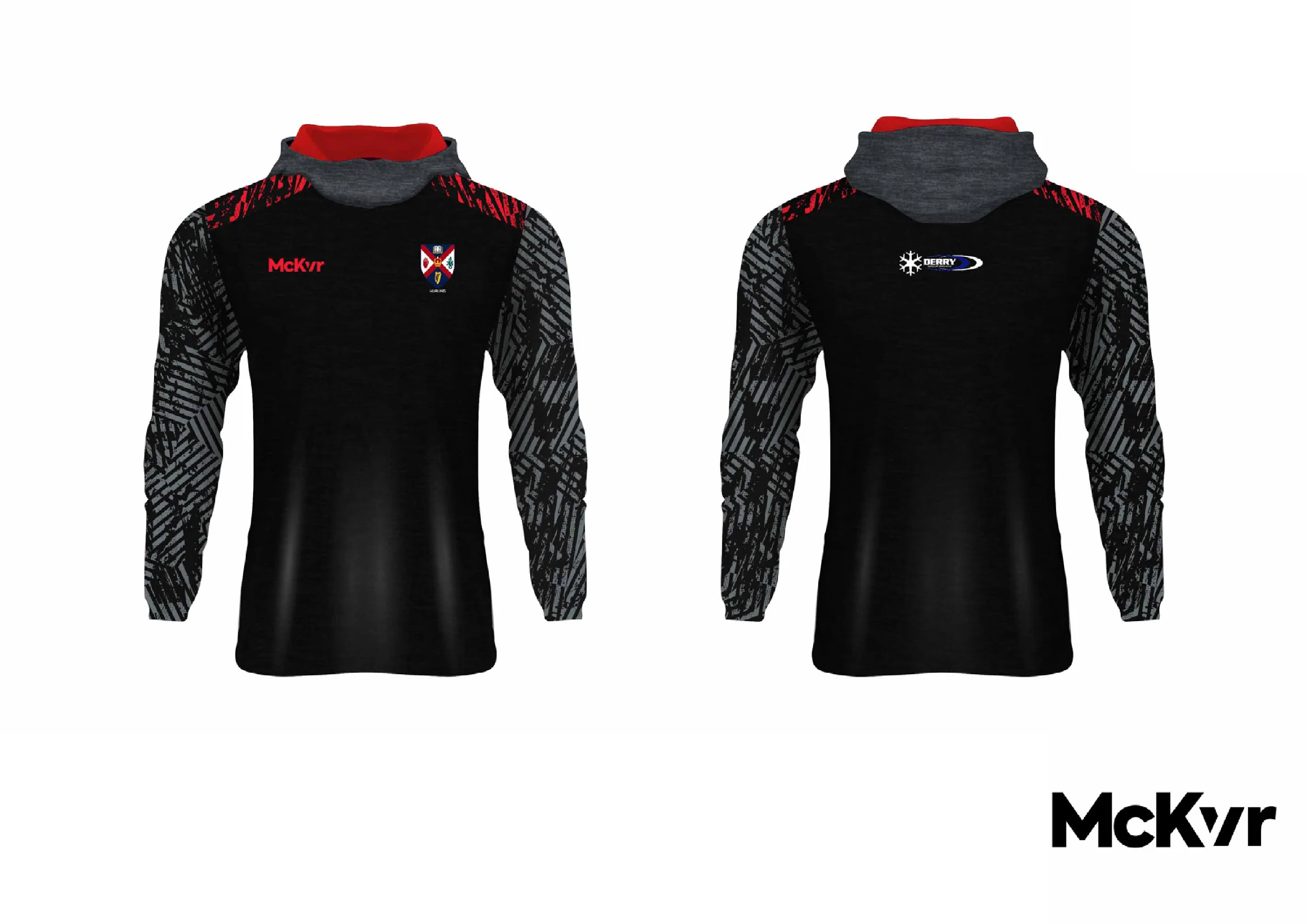 QUB Hurling McKvr Pullover Hoodie