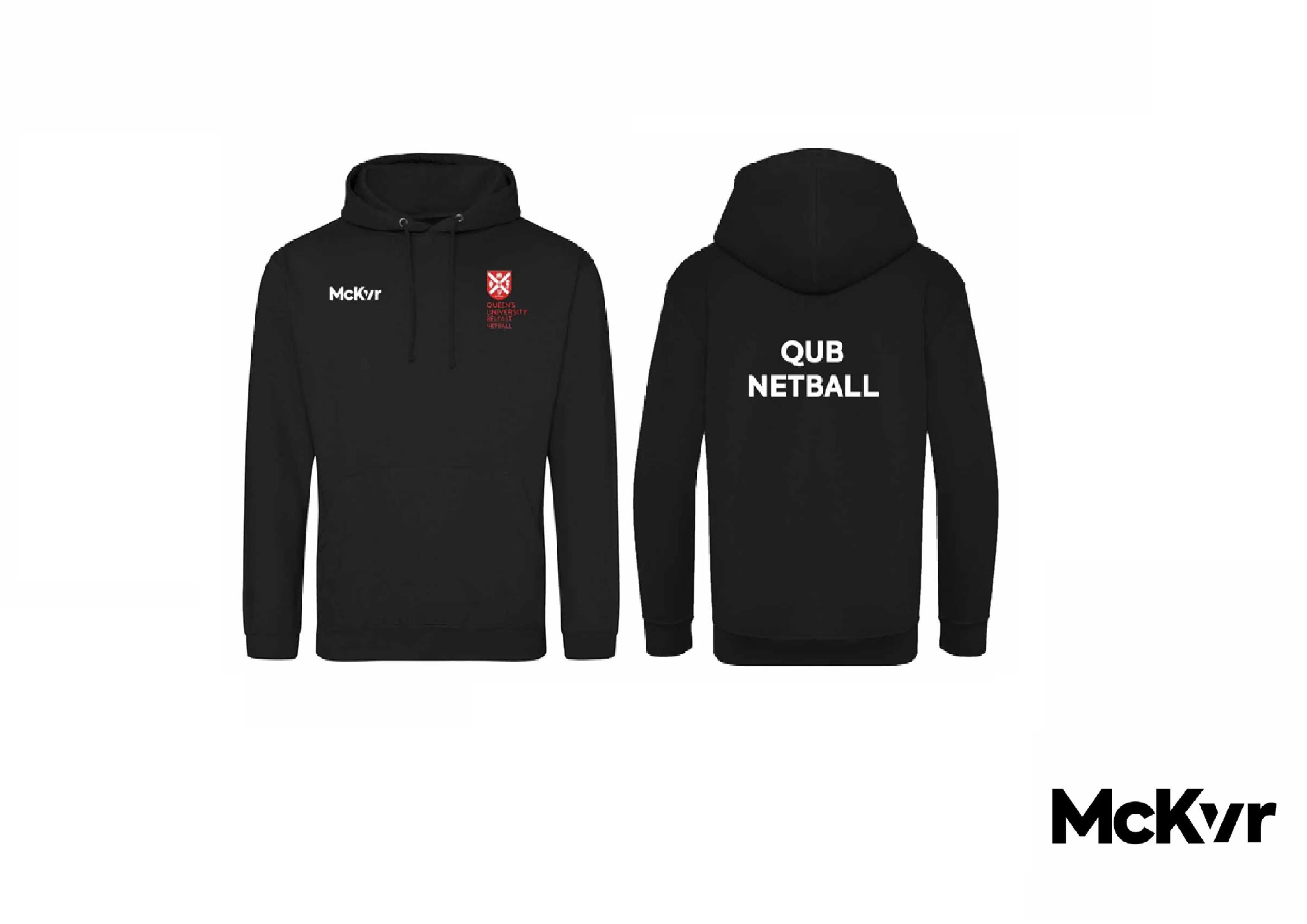 QUB Netball Social McKvr Pullover Hoodie