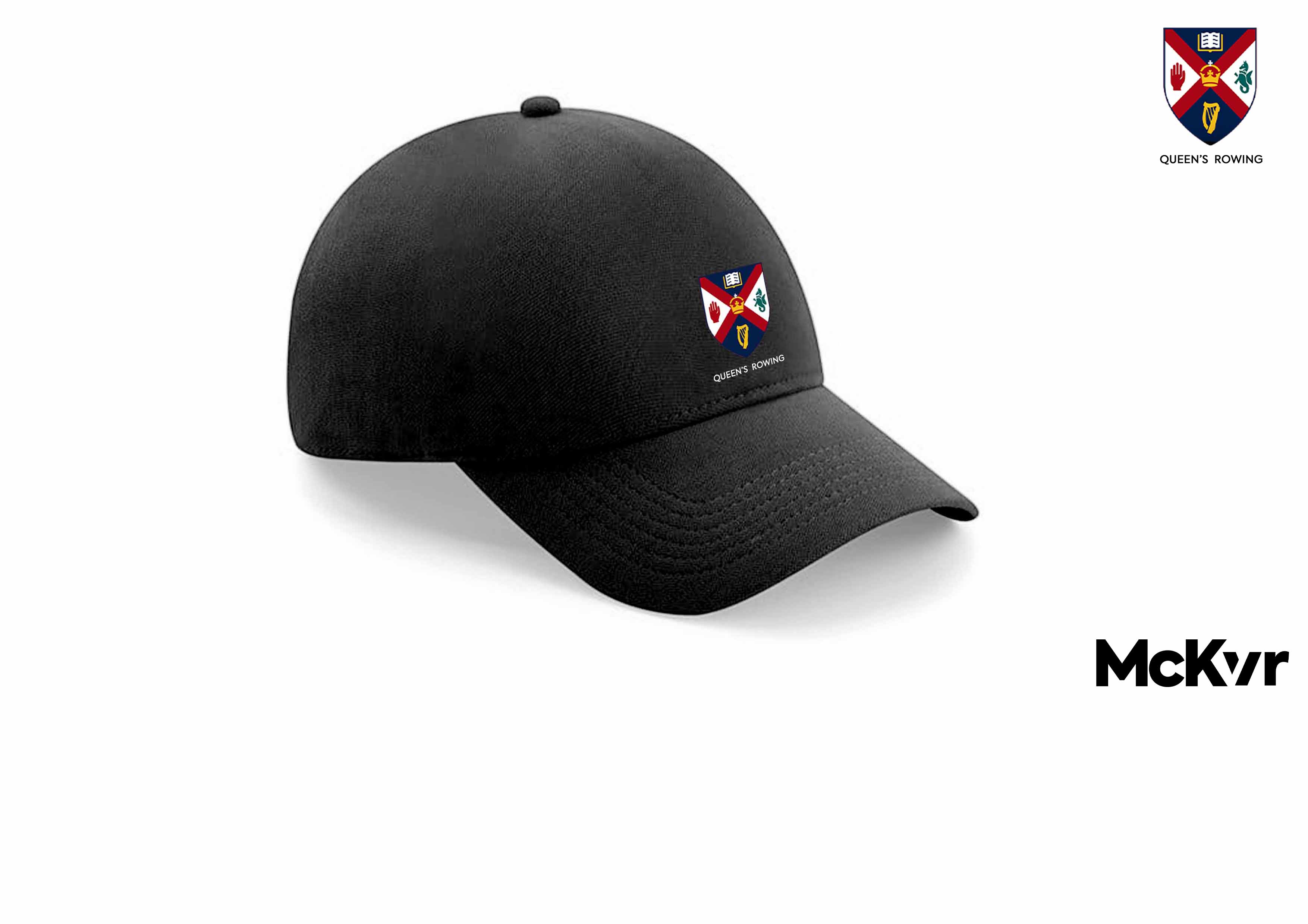 QUB Rowing McKvr Cap - Black