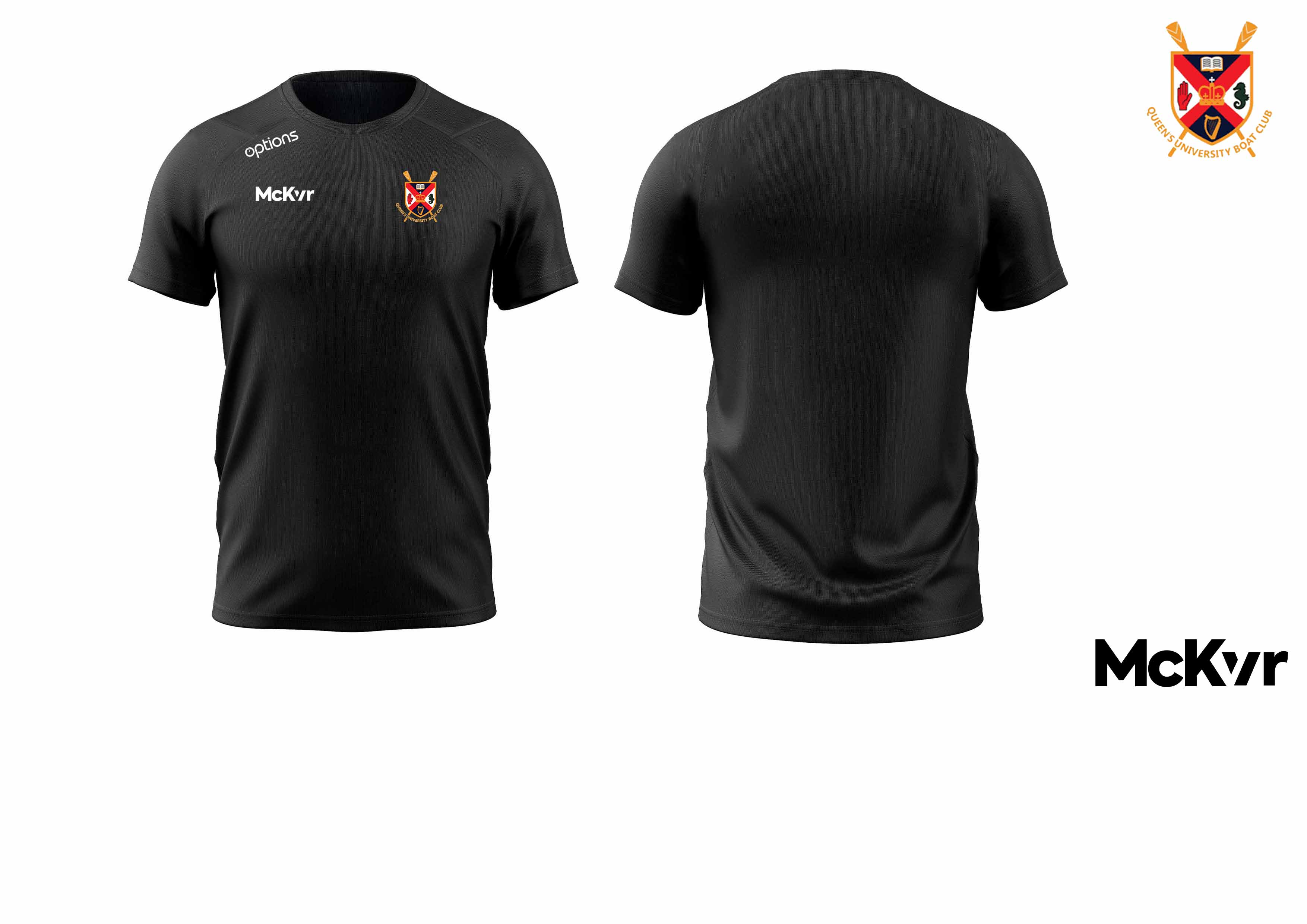 QUB Rowing McKvr Mens Tee Shirt