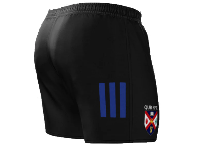 QUB Rugby Adidas Match Shorts - Mens Sizing Only