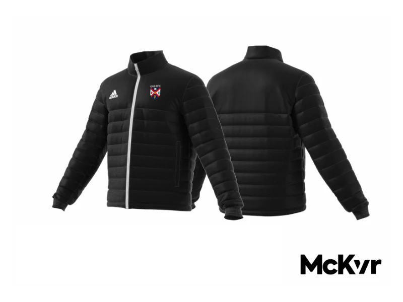 QUB Rugby Adidas Padded Jacket - Mens Sizing Only