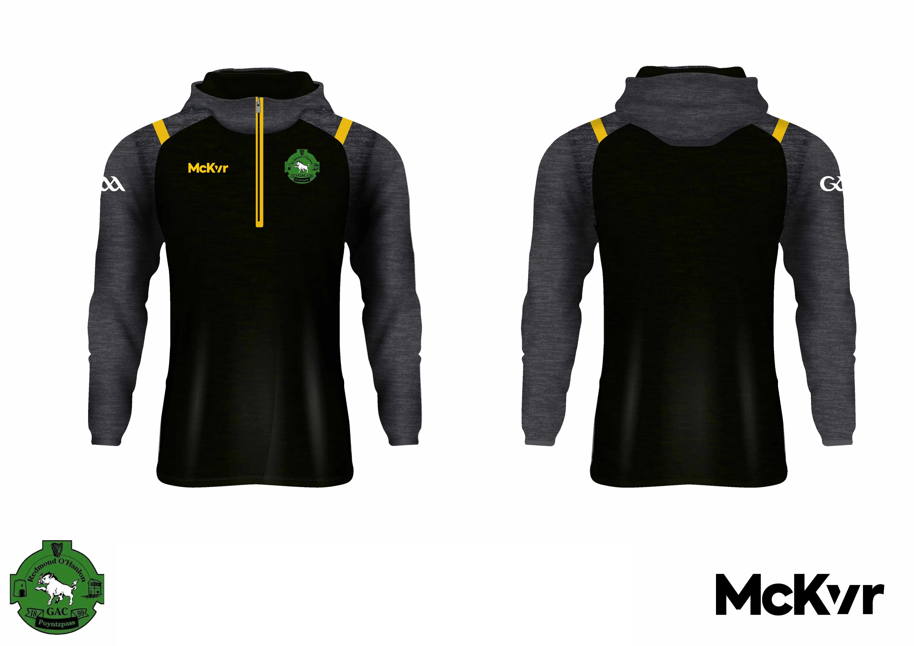 Redmond O'Hanlons McKvr GAA Quarter Zip Hoodie