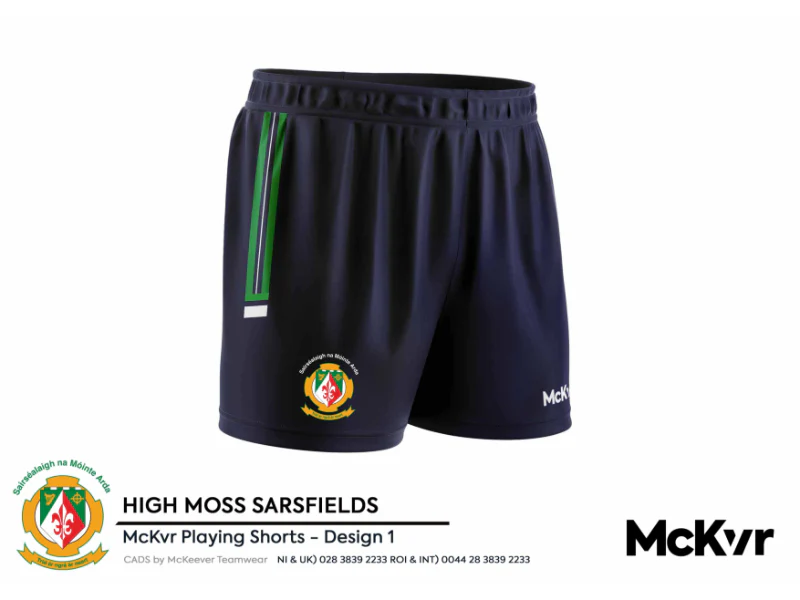 Sarsfields GFC McKvr Playing Shorts