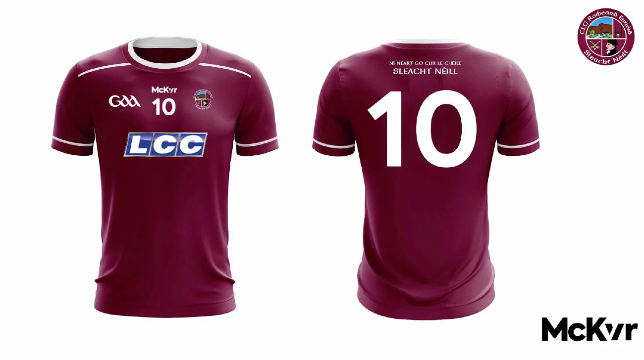 Slaughtneil GAC McKvr Football Playing Jersey - Maroon