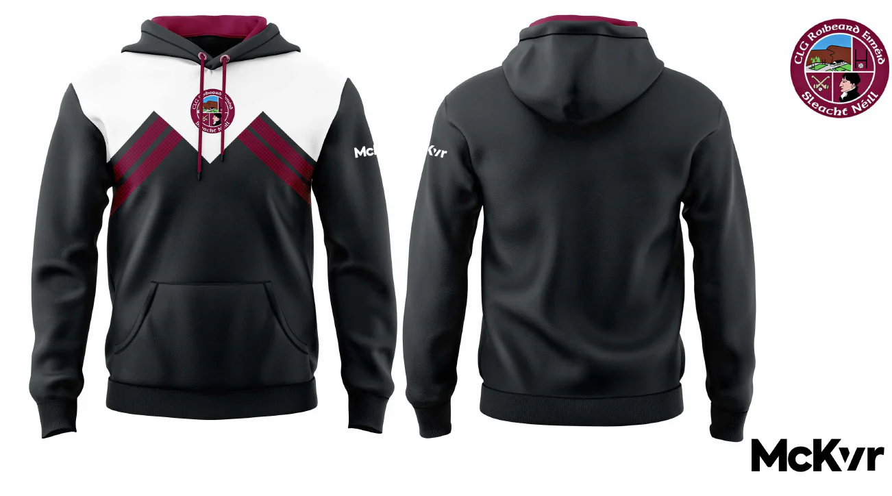 Slaughtneil GAC McKvr Retro Poly Pullover Hoodie