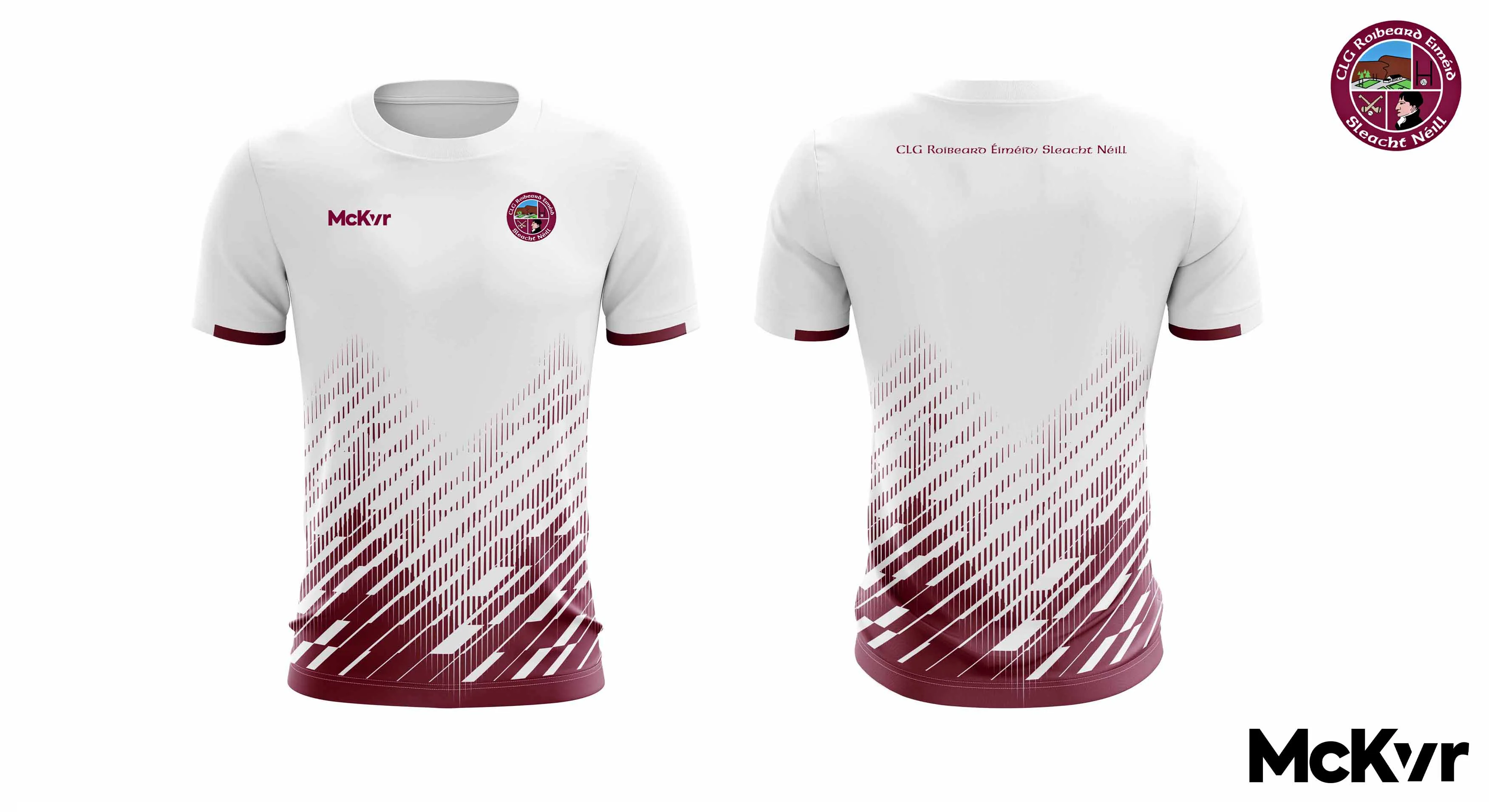 Slaughtneil GAC McKvr Training Jersey - White