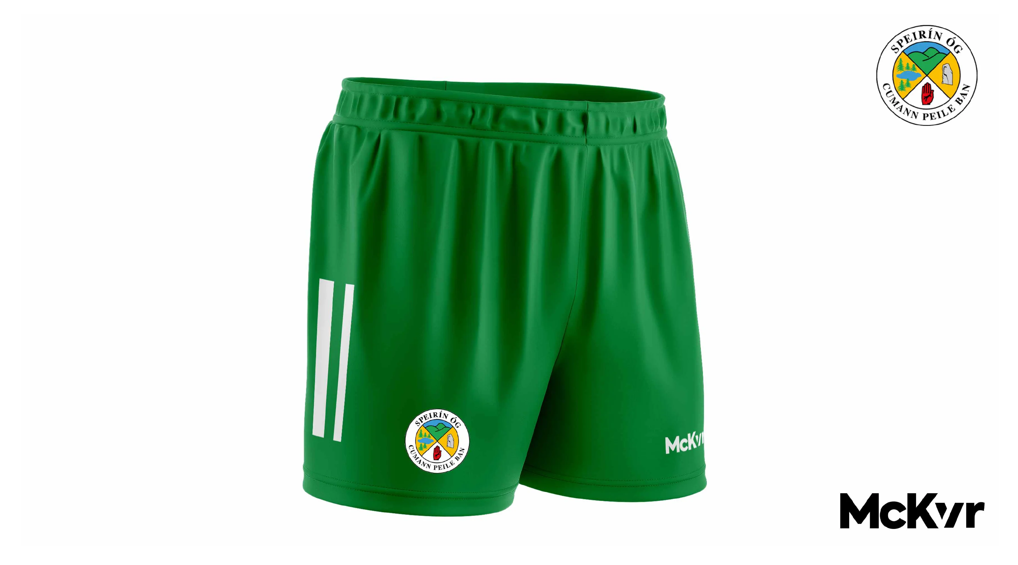 Sperrin Óg LGFA Greencastle McKvr Shorts - Green