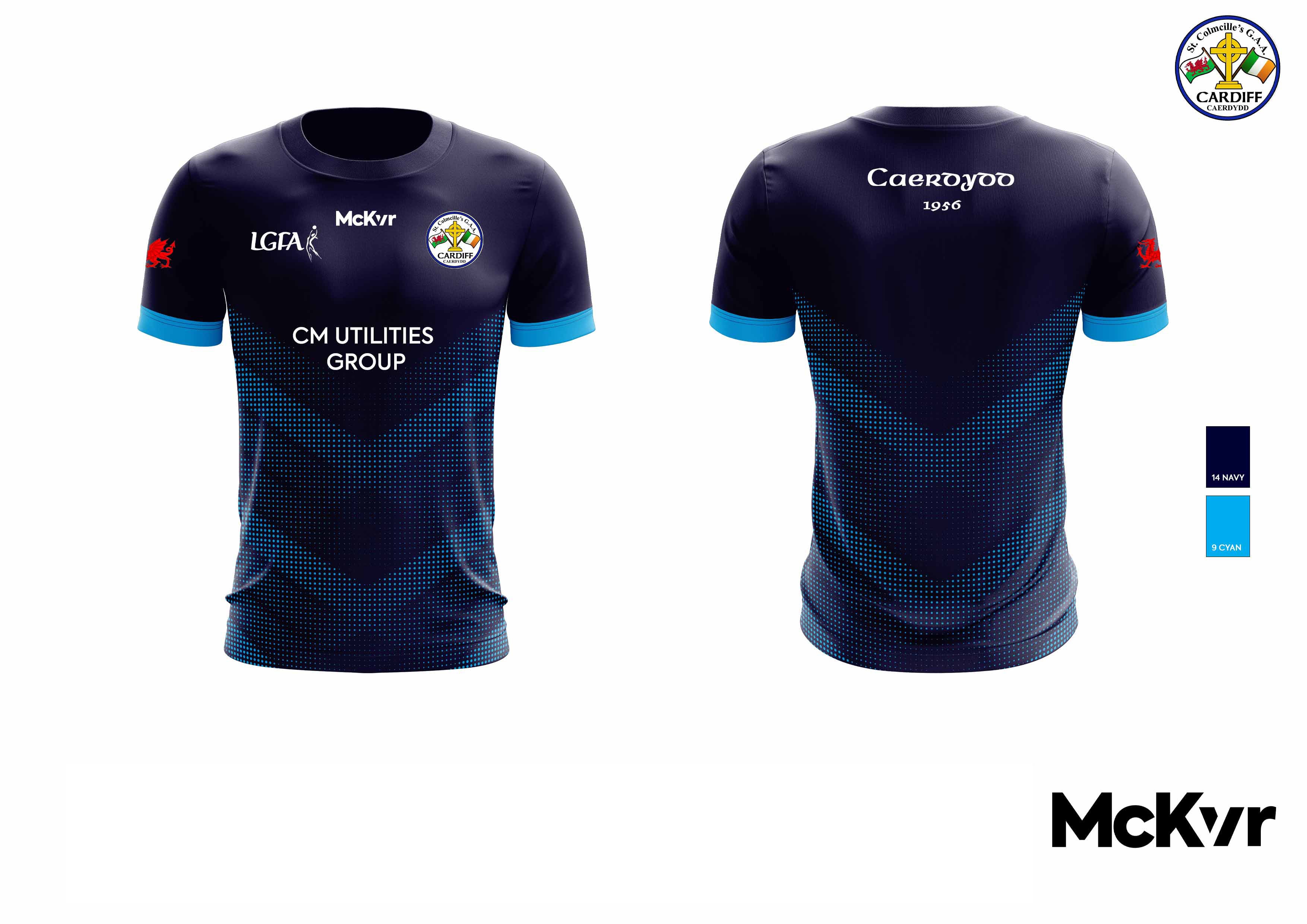 St Colmcille's Cardiff McKvr Training Jersey - LGFA