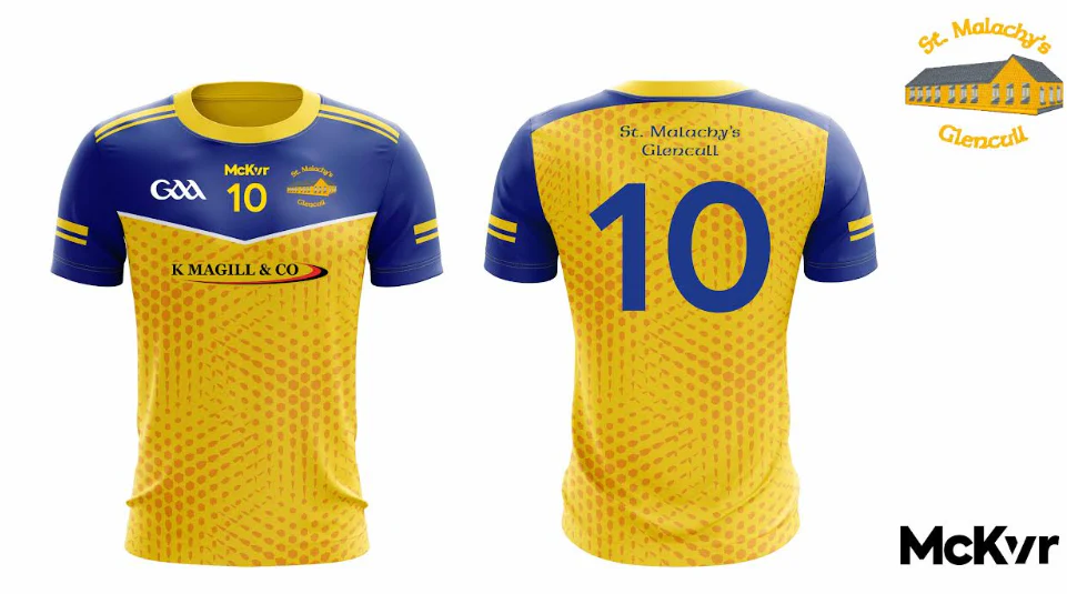St Malachy's McKvr Playing Jersey - Royal/Yellow