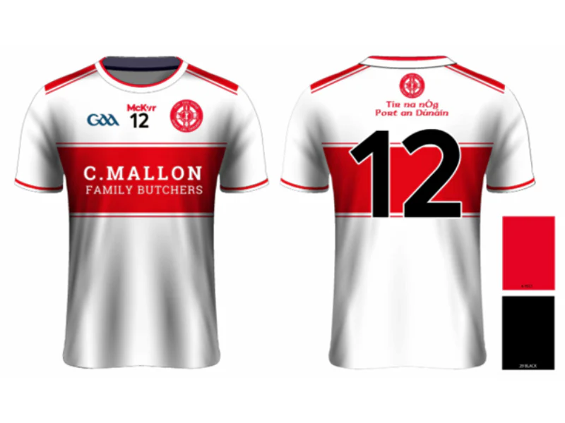 Tír na nÓg McKvr Match Jersey GAA White - Youth