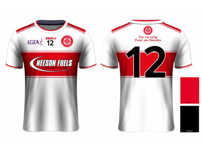 Tír na nÓg McKvr Match Jersey LGFA White - Youth