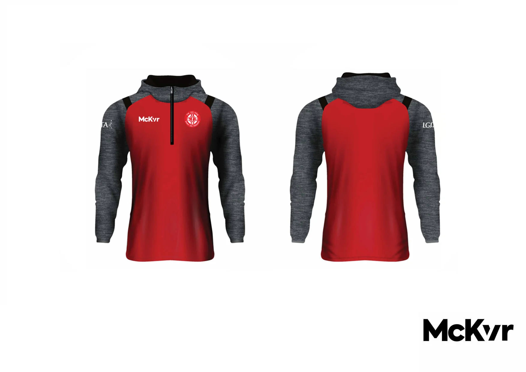 Tír na nÓg McKvr Quarter Zip Hoodie - LGFA